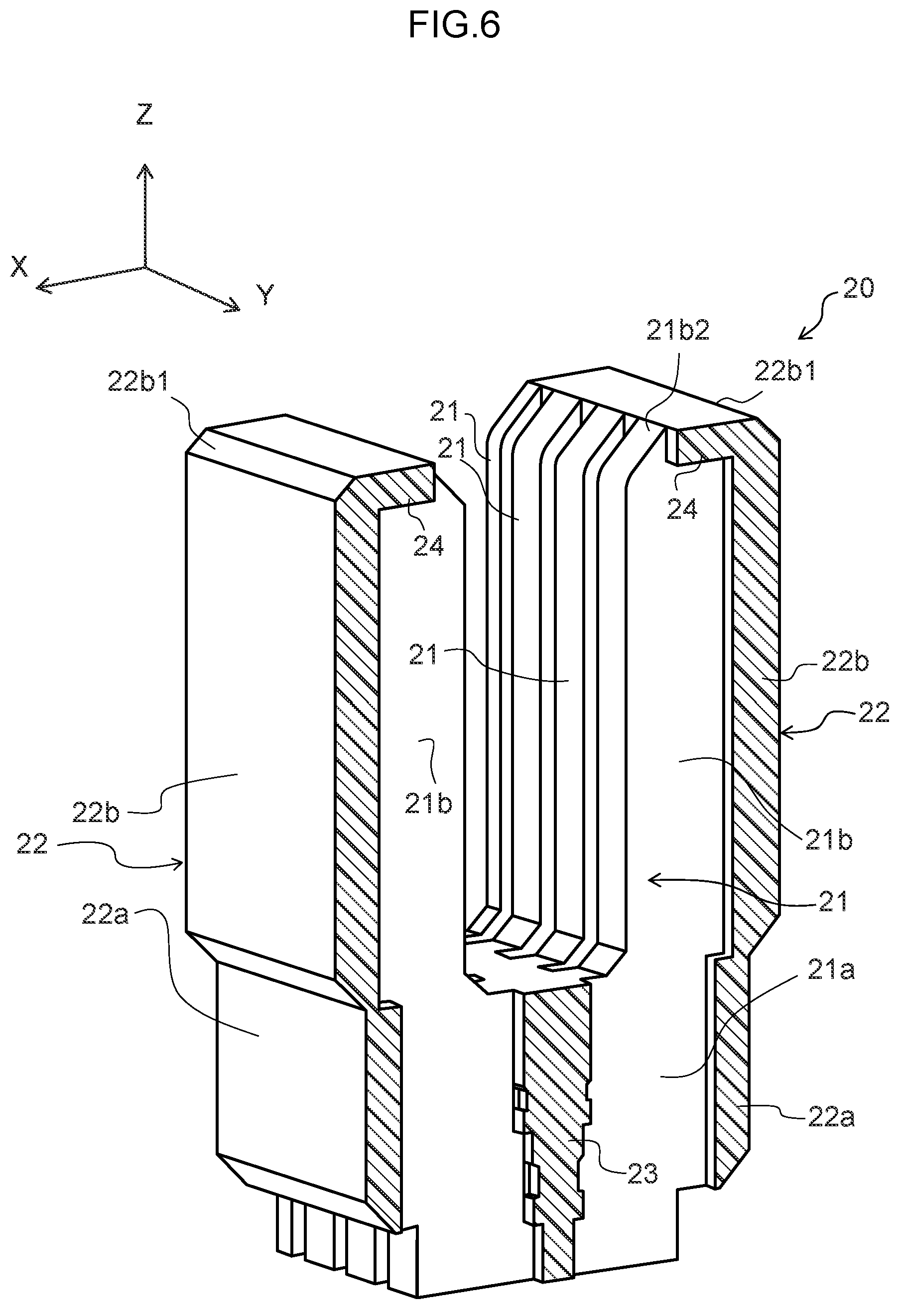 Patent US12316041 Figure 6 – Connector