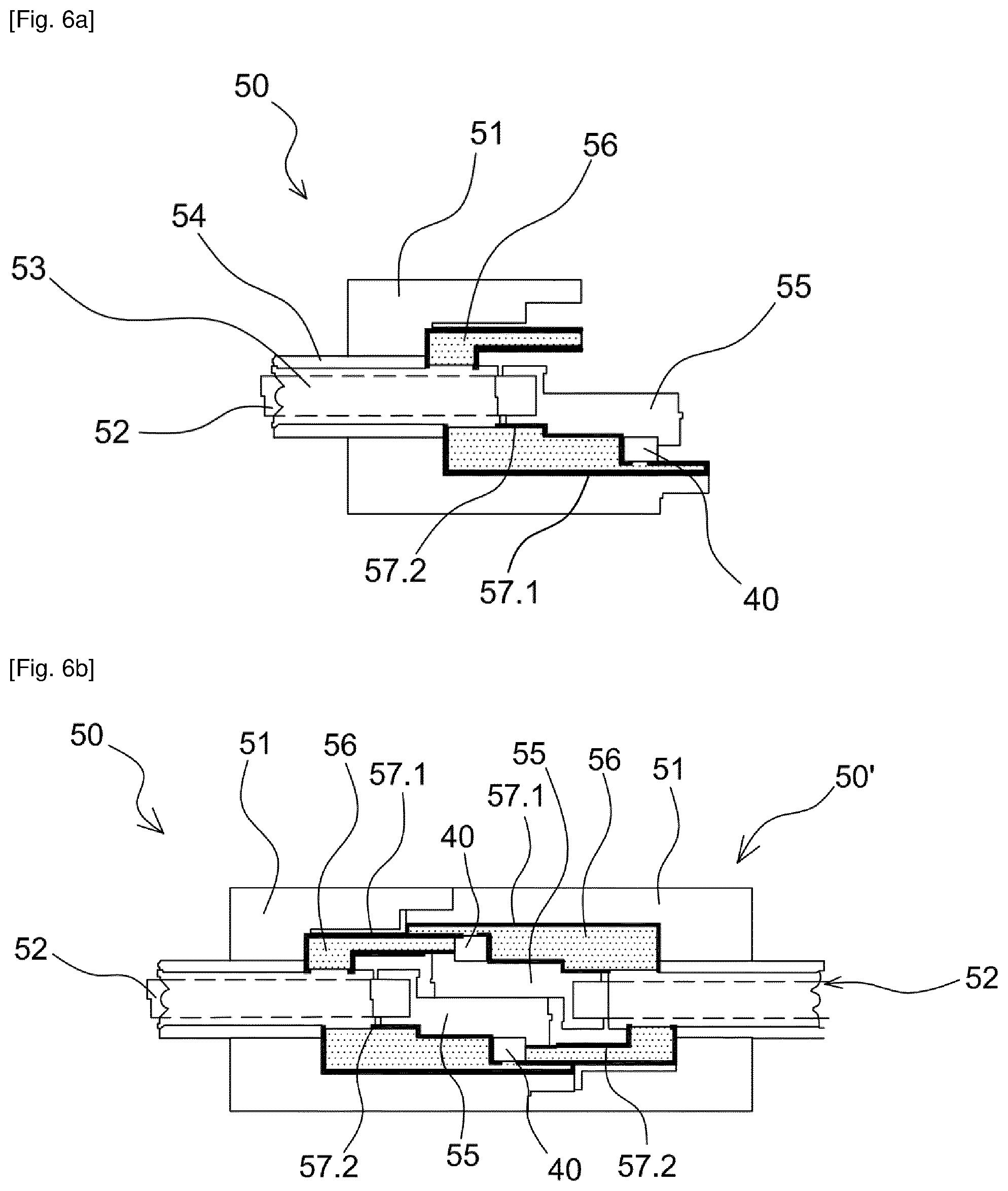 Patent US12316045 Figure 4 – High-voltage electrical connector with limited risk of high-frequency AC electric arcs