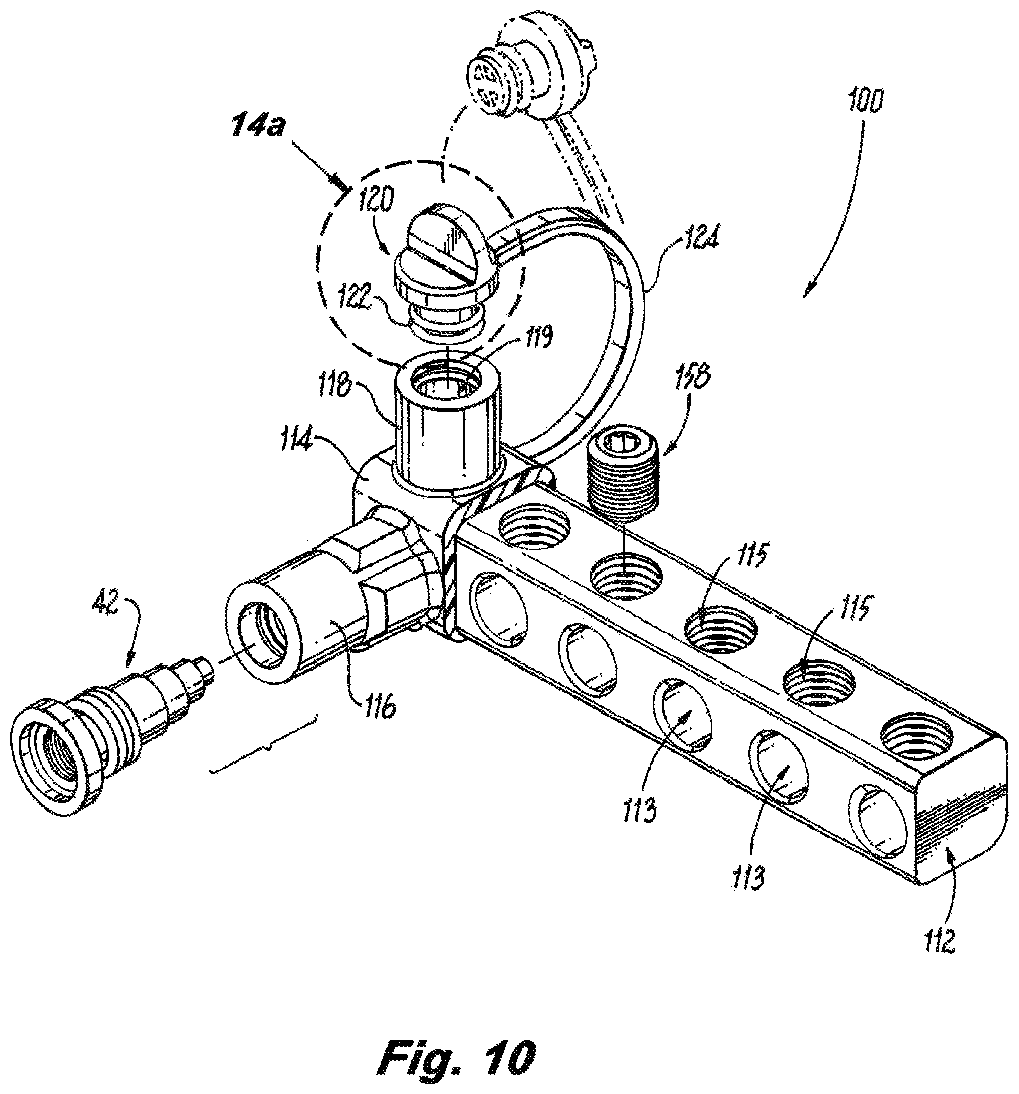 Patent US12316046 Figure 10 – Electrical connector with tethered sealing caps