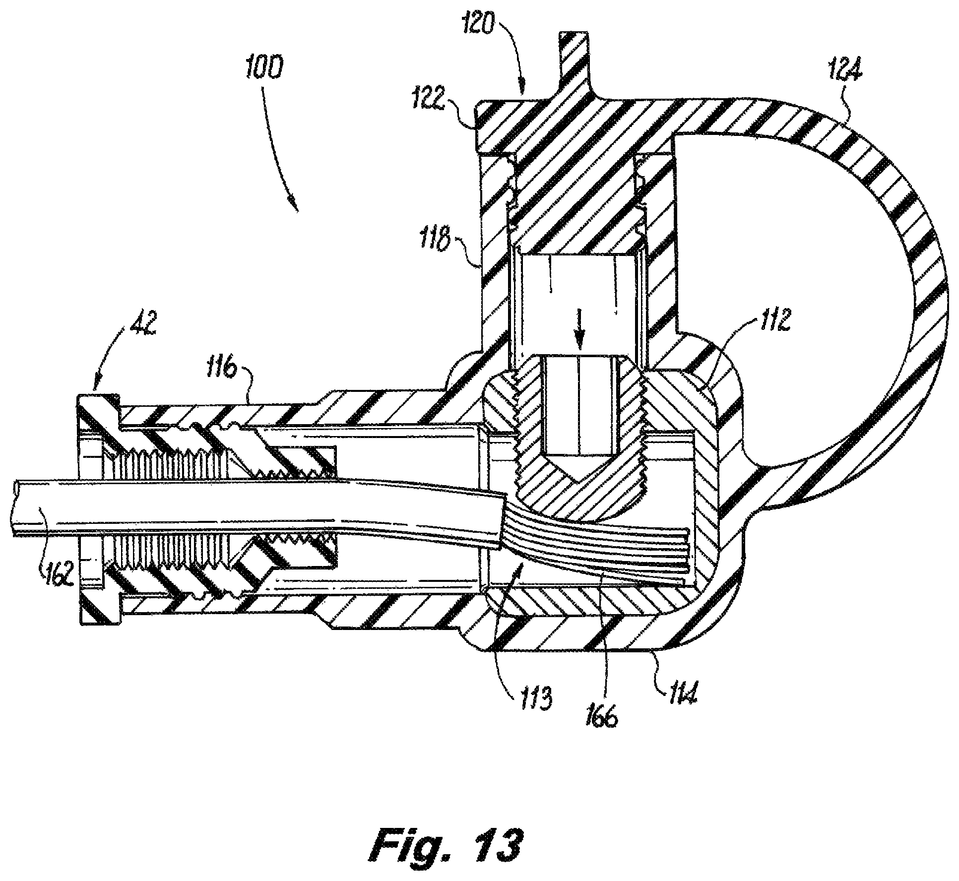 Patent US12316046 Figure 13 – Electrical connector with tethered sealing caps