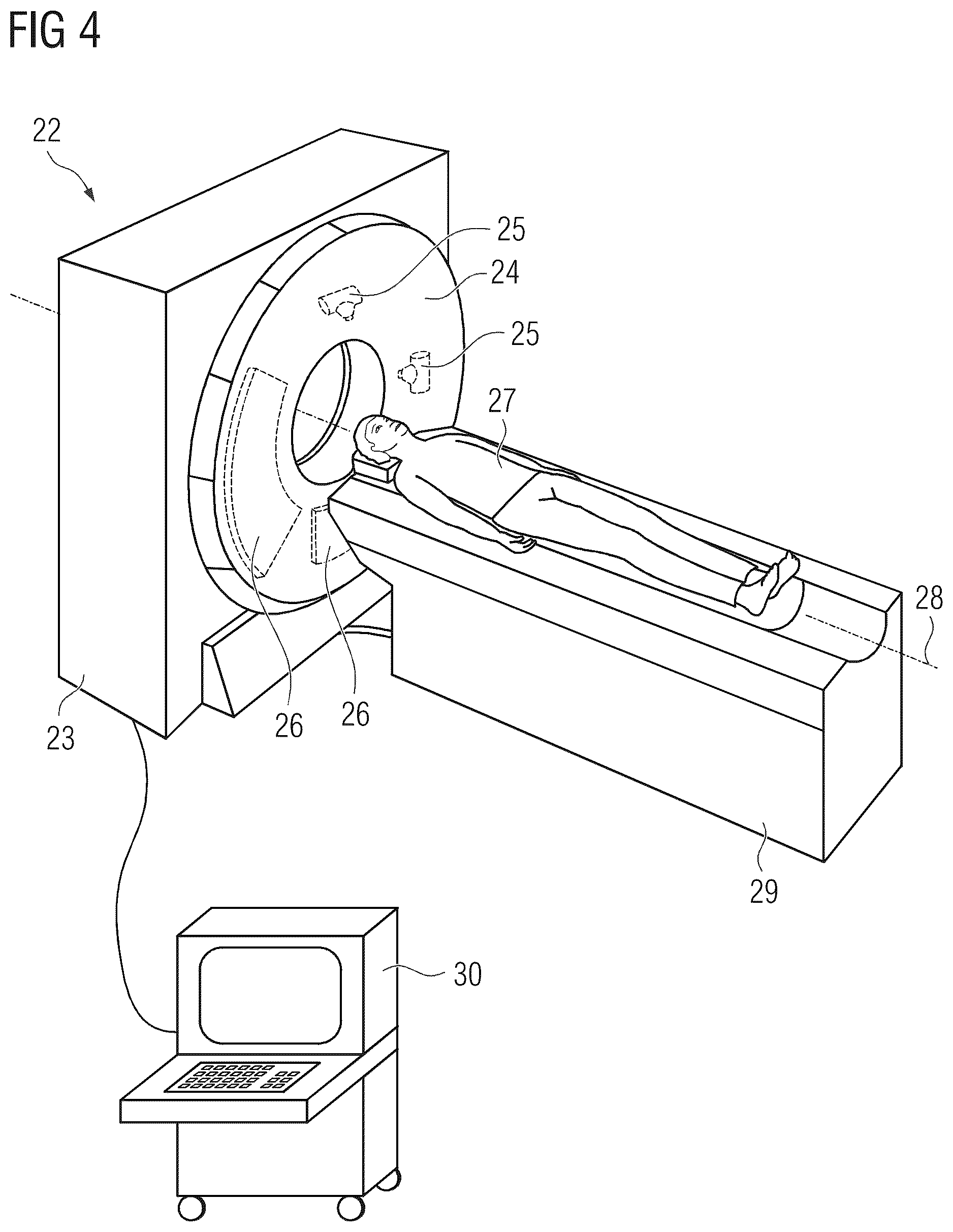 Patent US12316047 Figure 3 – Strain relief facility, connection arrangement and medical facility