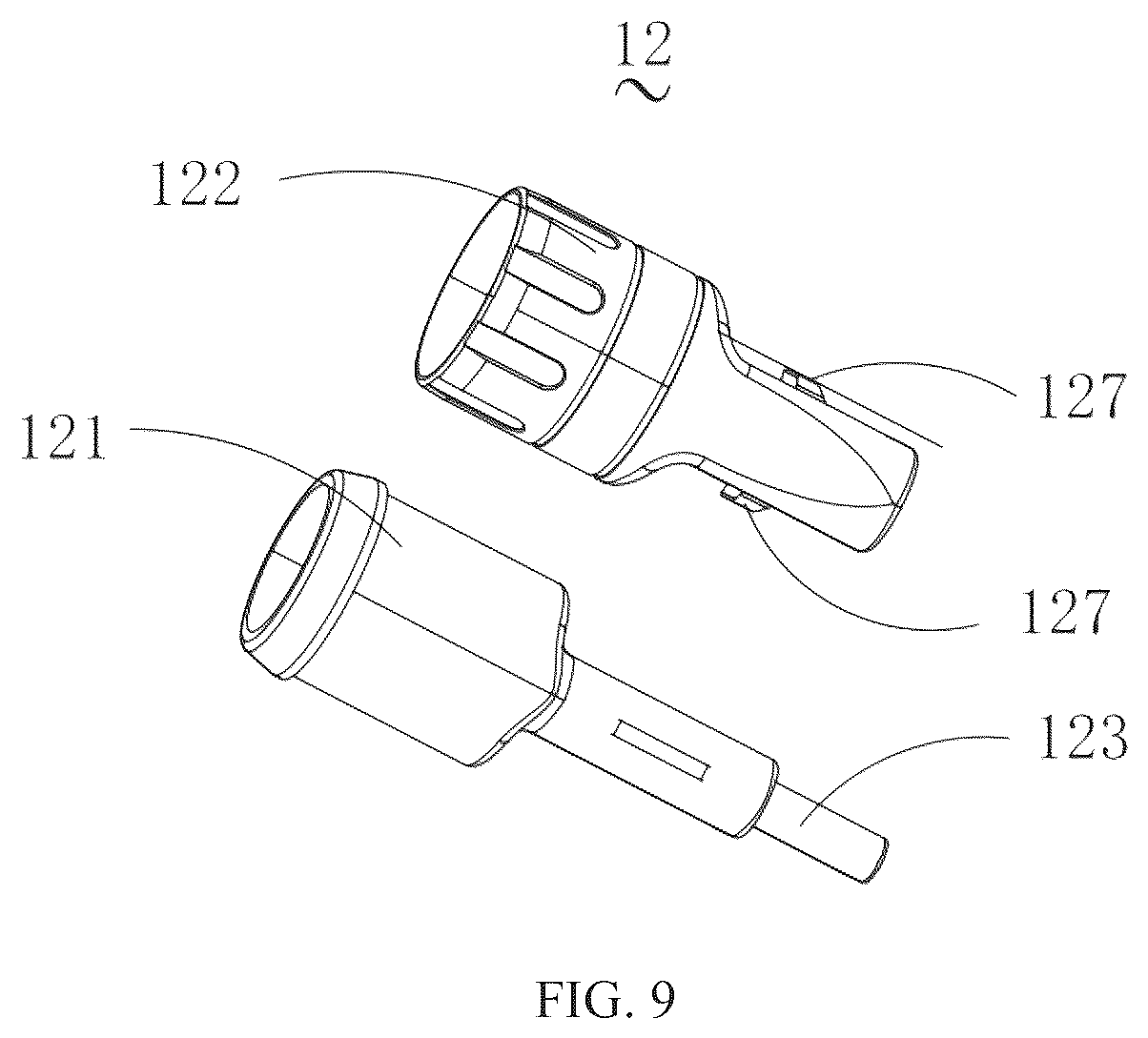 Patent US12316048 Figure 9 – Data cable