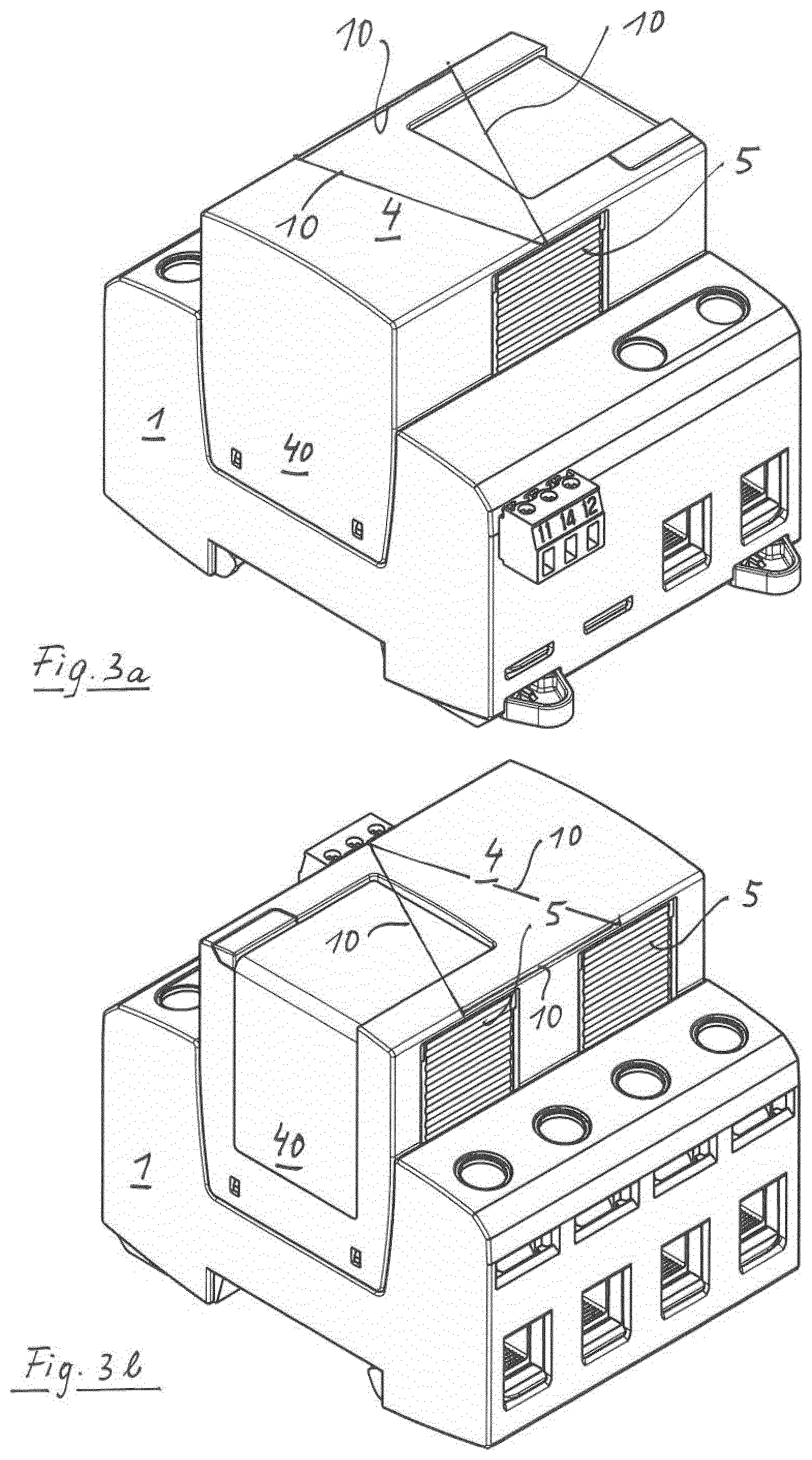 Patent US12316049 Figure 3 – Pluggable device combination for protecting against surges
