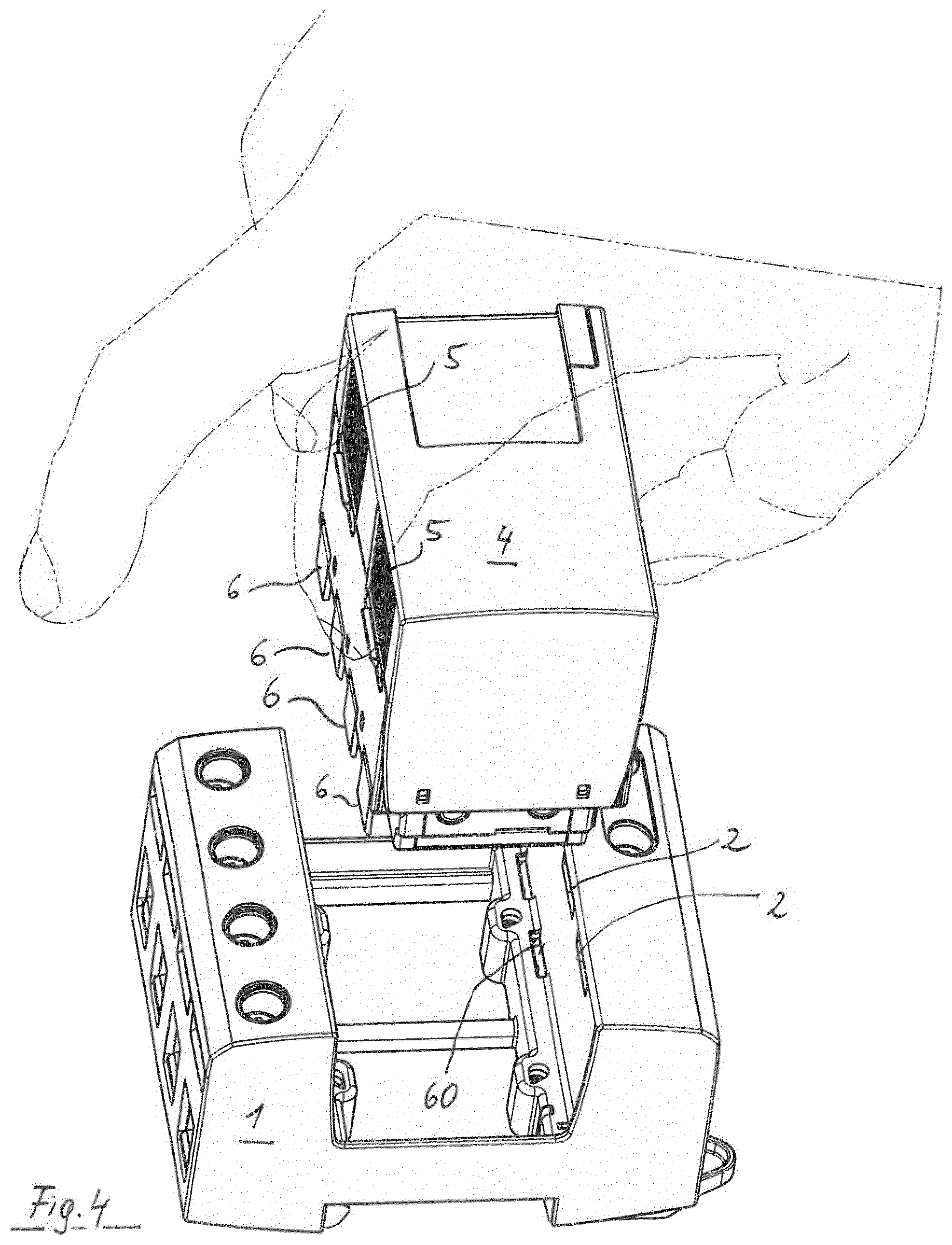 Patent US12316049 Figure 4 – Pluggable device combination for protecting against surges