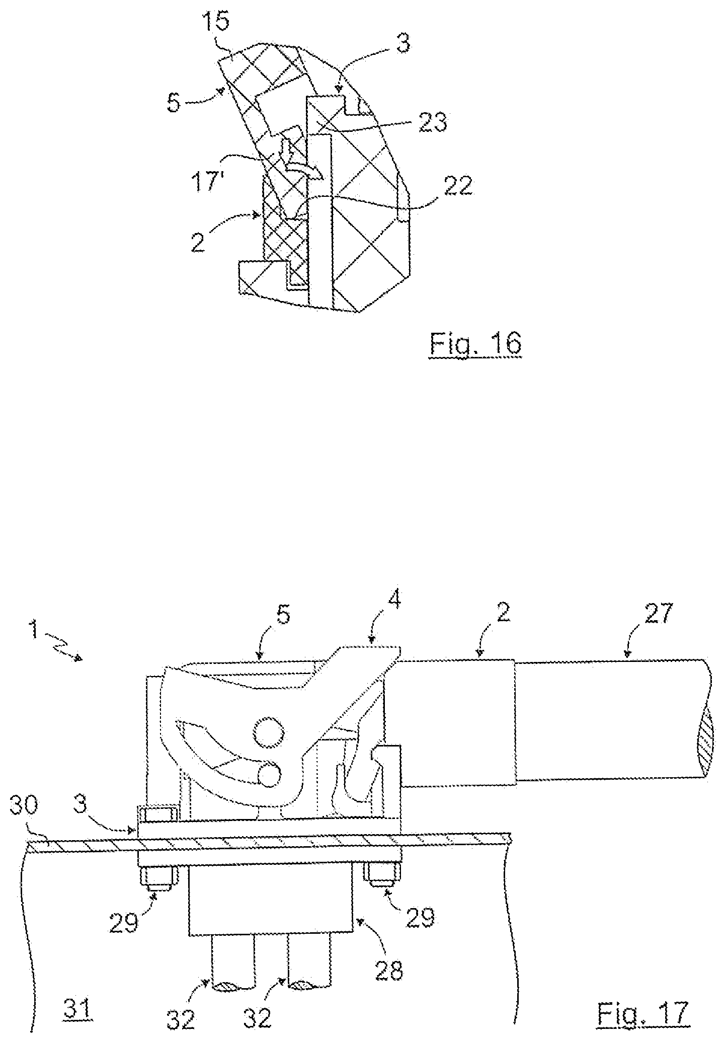 Patent US12316050 Figure 9 – Electrical plug-in connection and clamping device for an electrical plug-in connection