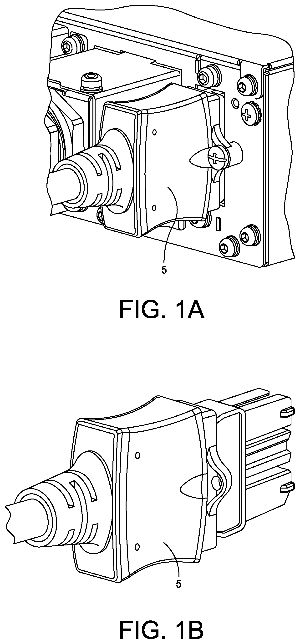 Patent US12316051 Figure 1 – Integrated quick disconnect connector