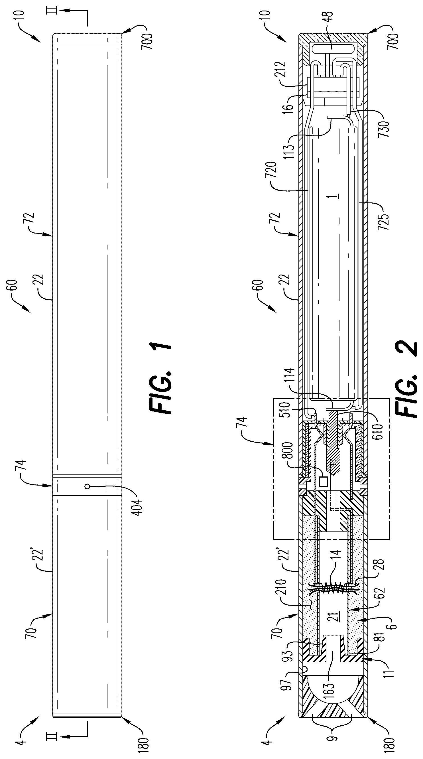 Patent US12316052 Figure 1 – Electronic vaping device and connector assembly