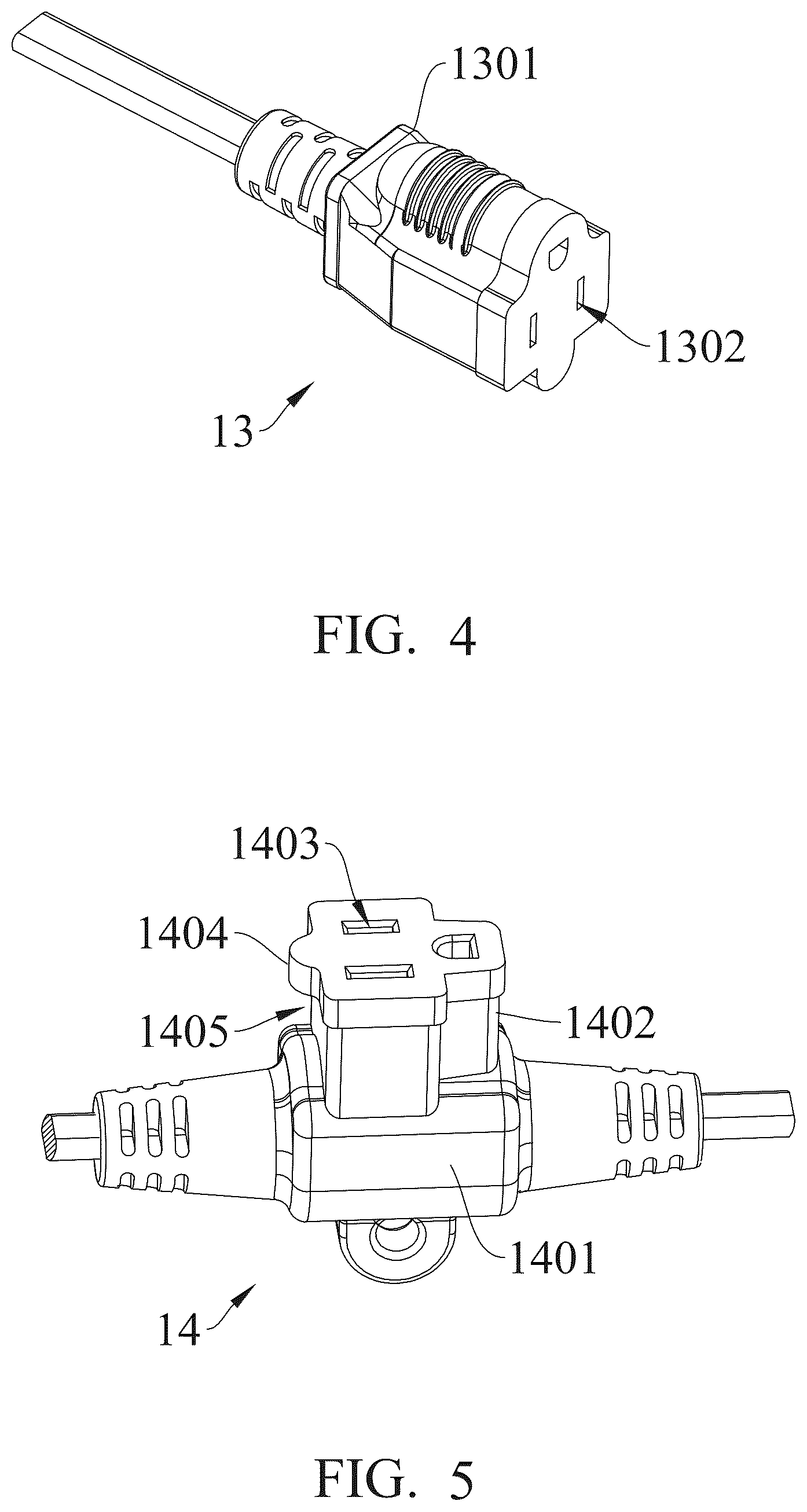 Patent US12316053 Figure 3 – Socket system with extension cord