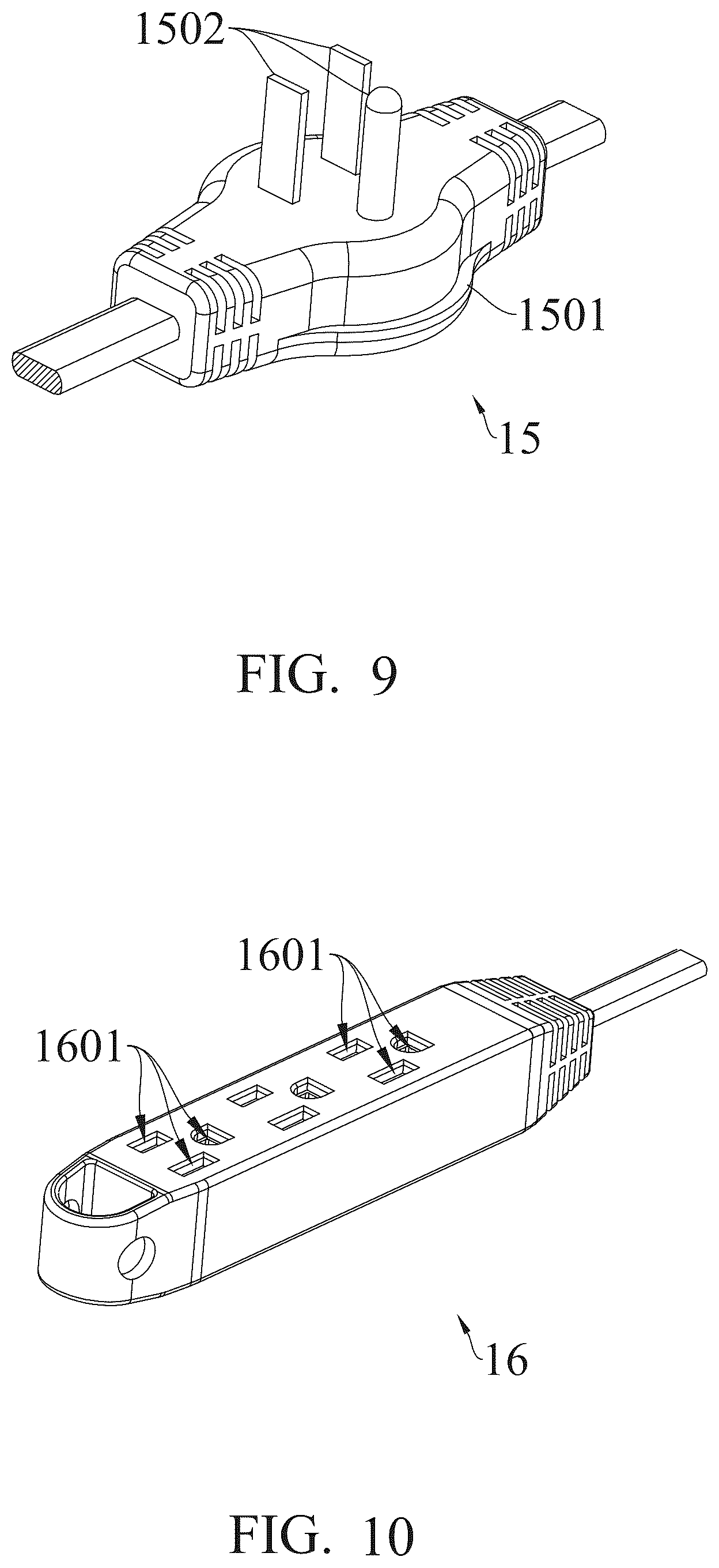 Patent US12316053 Figure 7 – Socket system with extension cord