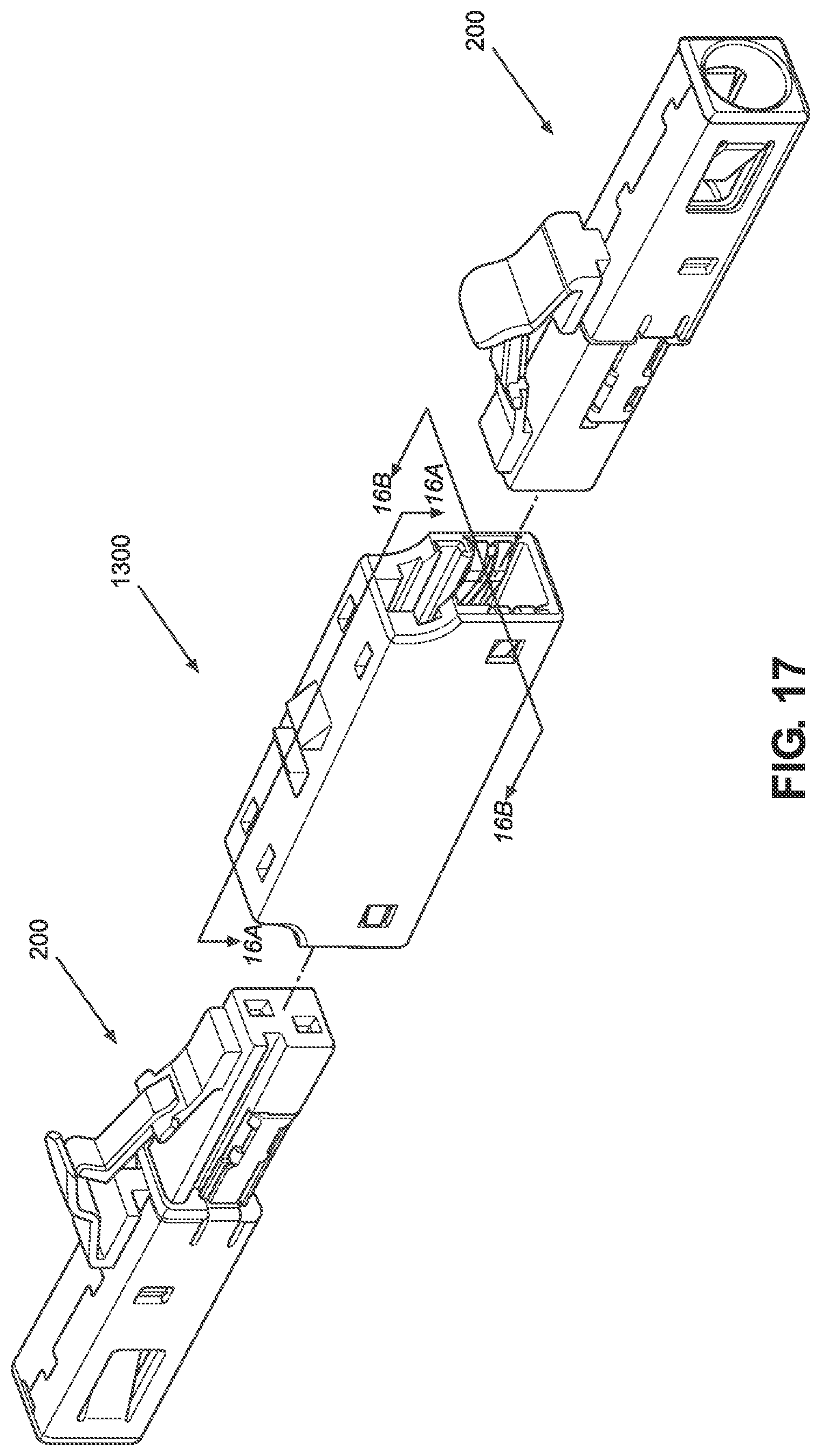 Patent US12316055 Figure 19 – Couplers for single pair connectors