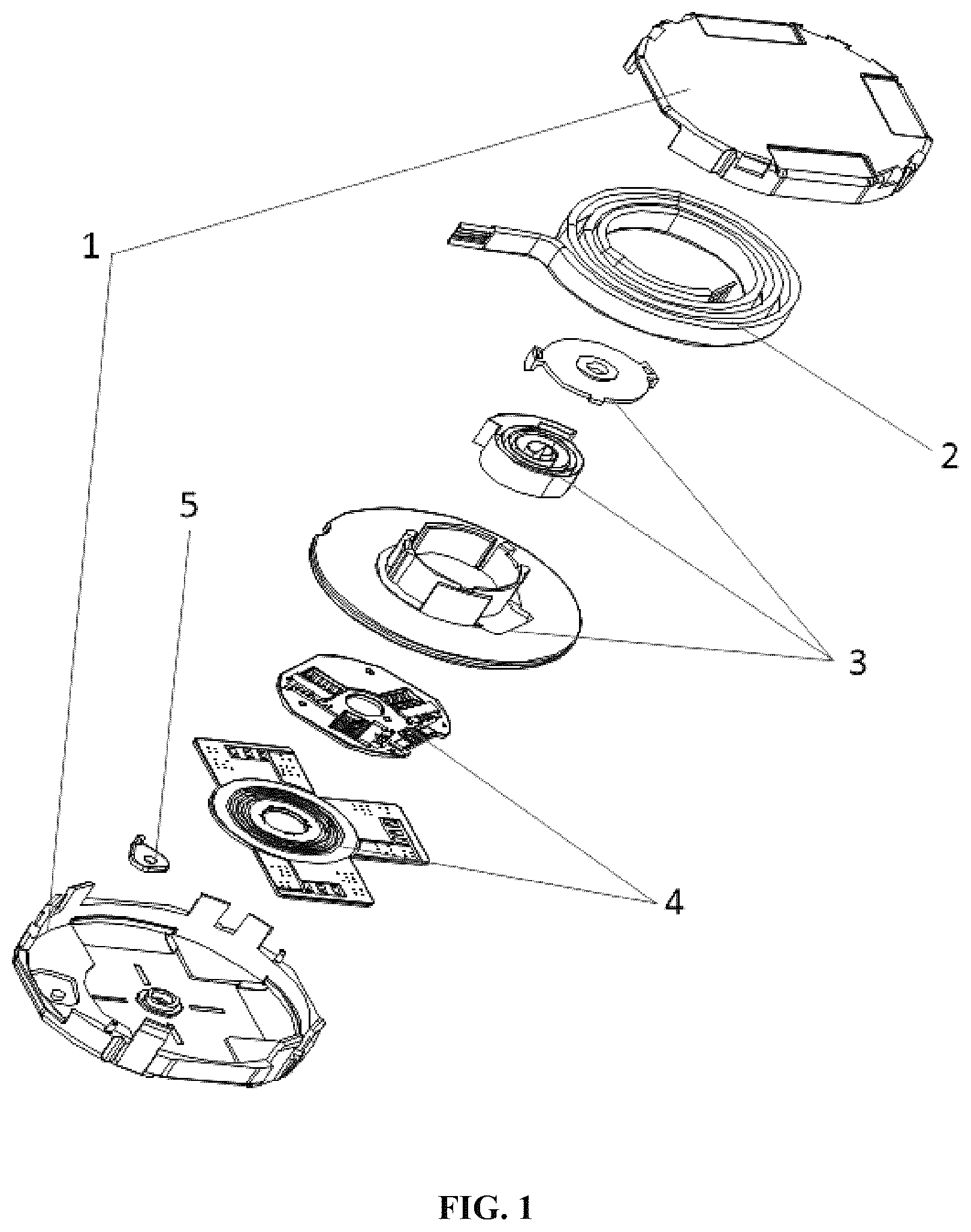 Patent US12316058 — Retractable slip ring transmission mechanism — Figure 1
