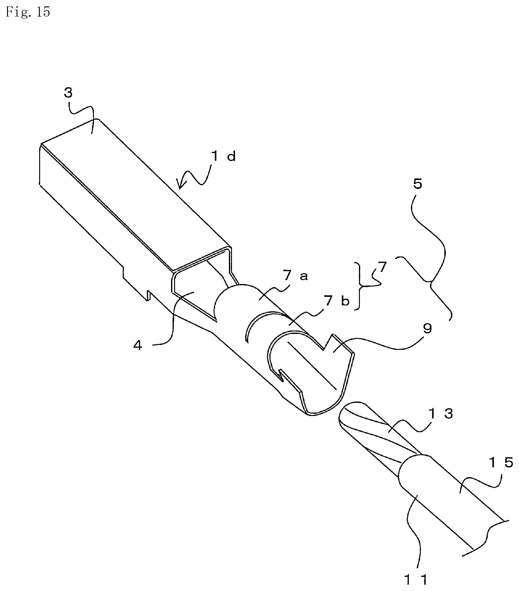 Patent US12316059 Figure 16 – Terminal-equipped electric wire, wiring harness, terminal, terminal crimper, and method for producing terminal-equipped electric wire