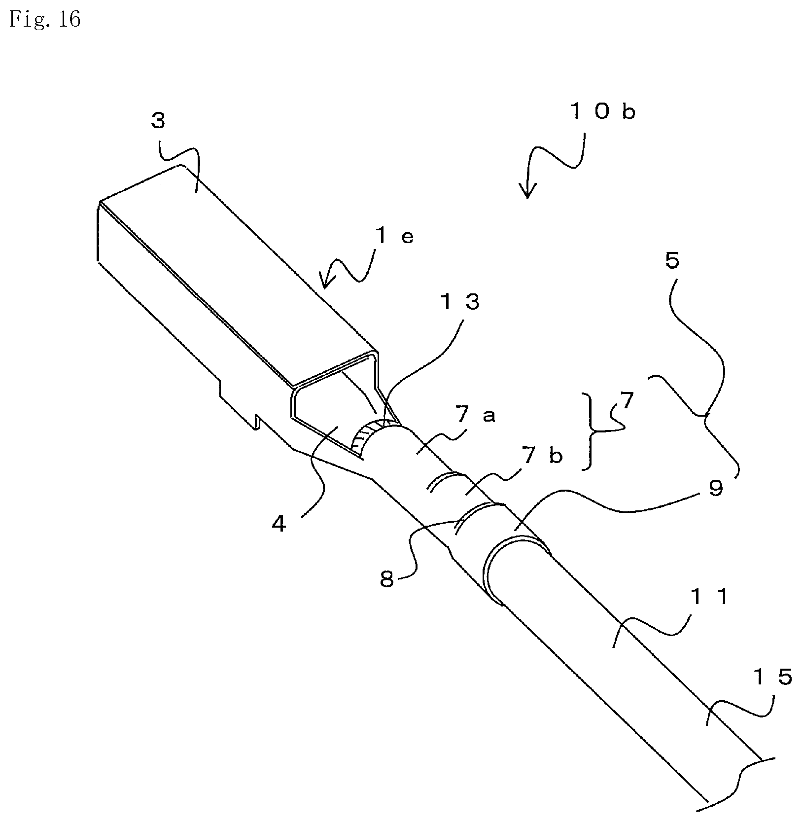Patent US12316059 Figure 17 – Terminal-equipped electric wire, wiring harness, terminal, terminal crimper, and method for producing terminal-equipped electric wire
