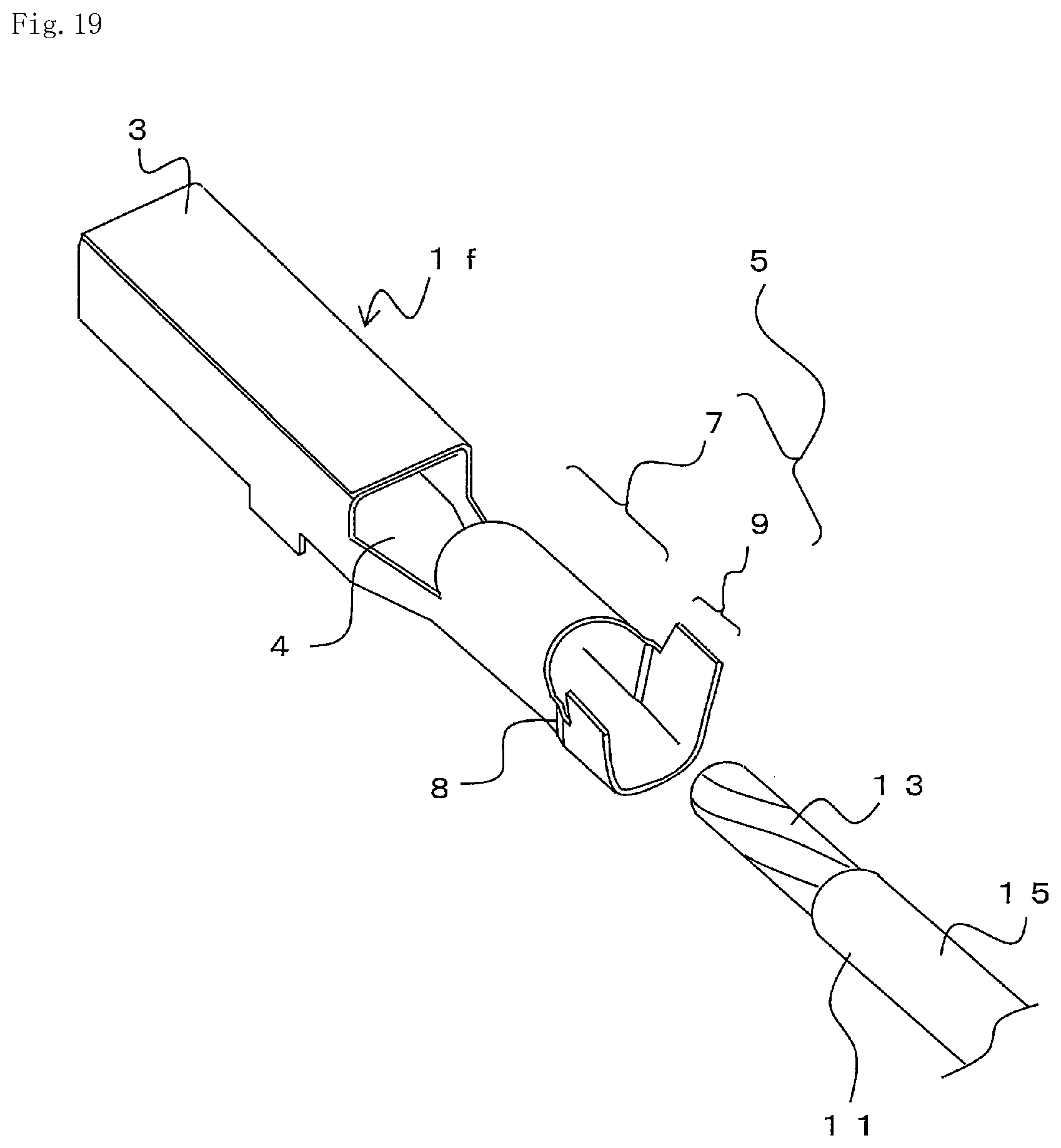 Patent US12316059 Figure 20 – Terminal-equipped electric wire, wiring harness, terminal, terminal crimper, and method for producing terminal-equipped electric wire