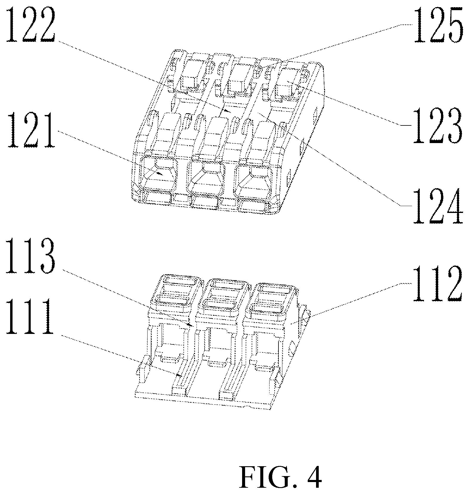 Patent US12316060 Figure 4 – Connecting terminal