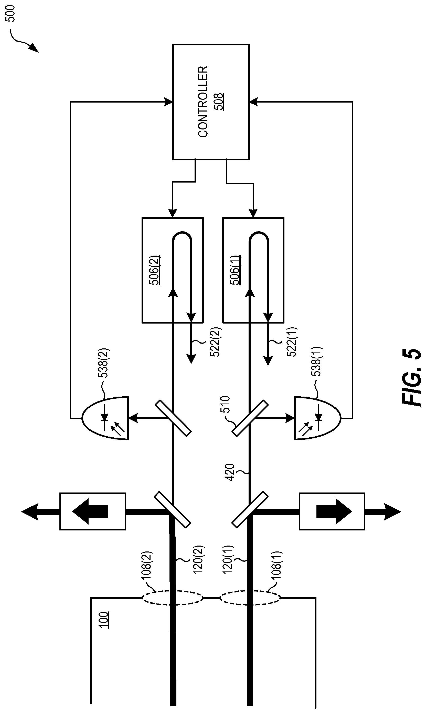 Patent US12316065 Figure 4 – Self-seeding a bidirectional mode-locked laser