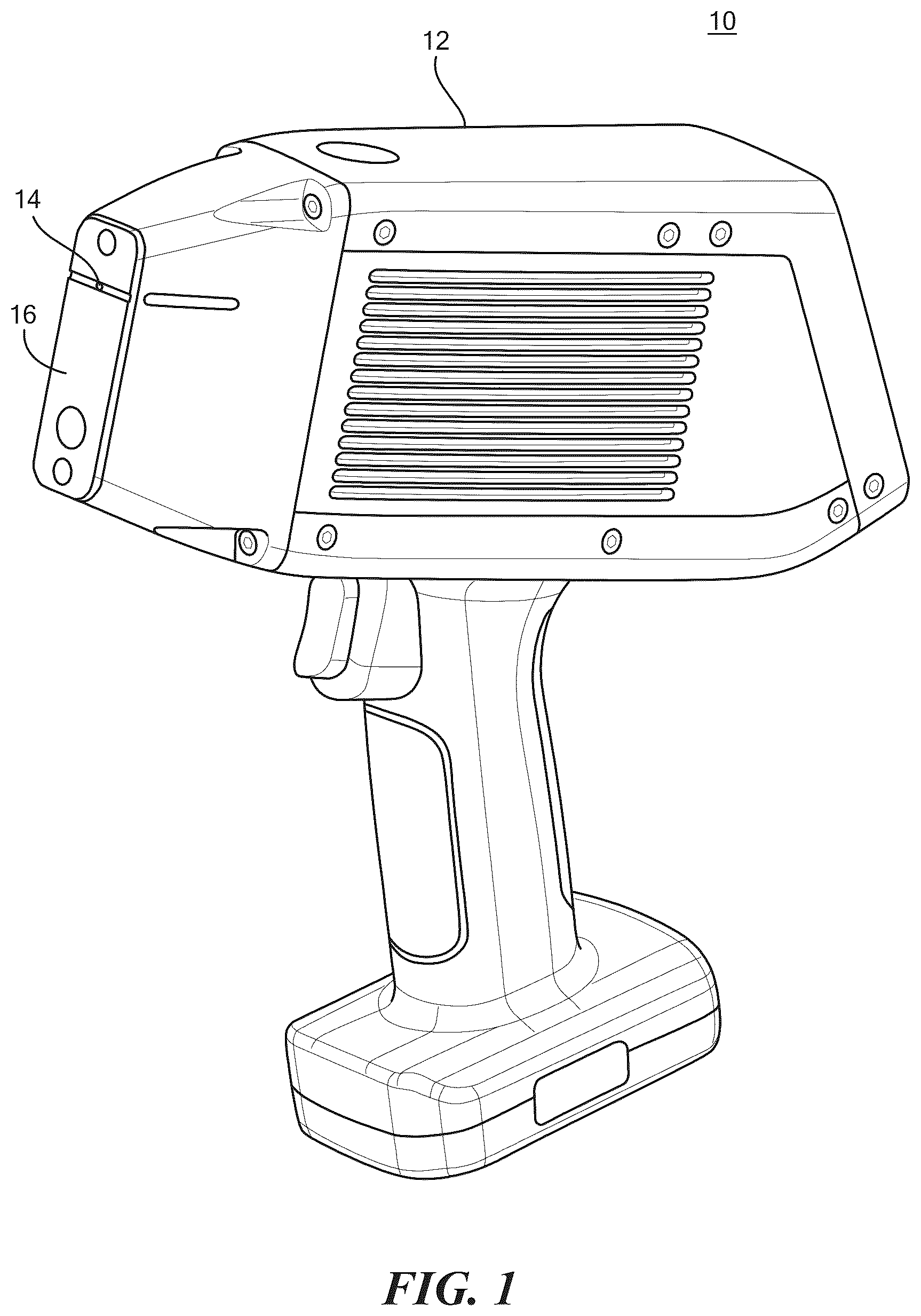 Patent US12316066 Figure 1 – Dual beam single spatial mode laser for handheld libs instruments and similar applications