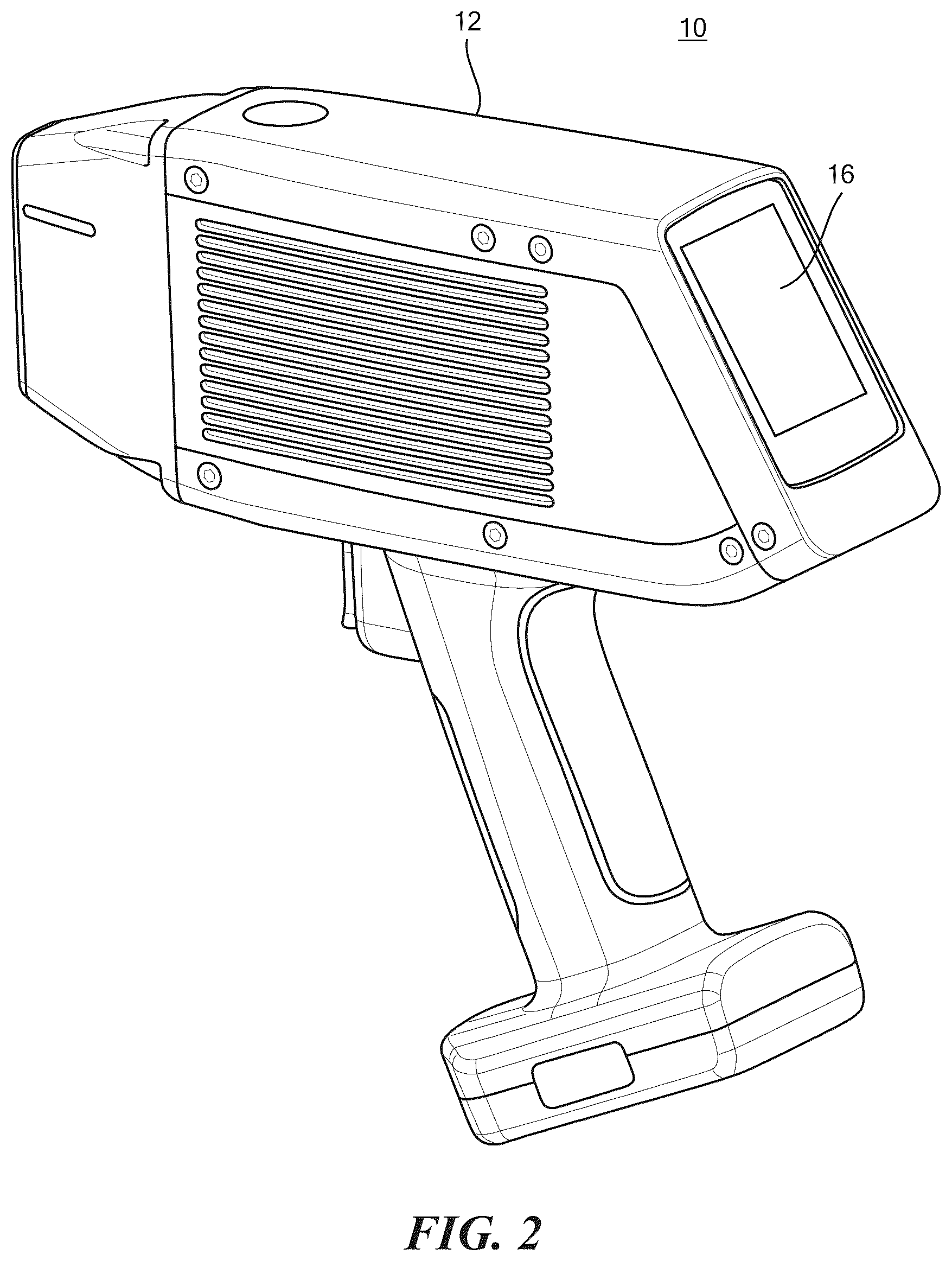 Patent US12316066 Figure 2 – Dual beam single spatial mode laser for handheld libs instruments and similar applications