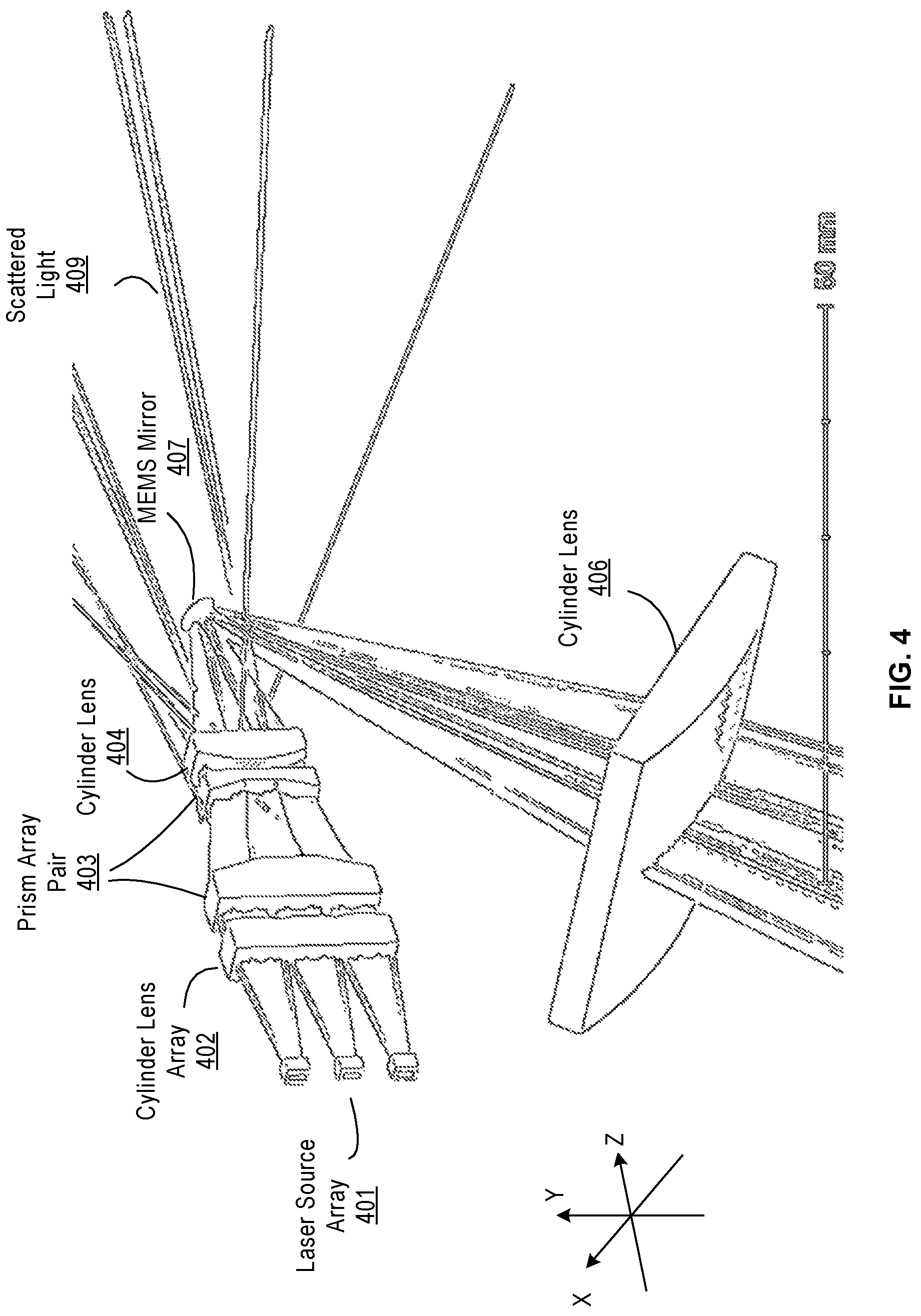 Patent US12316067 Figure 4 – Apparatus for projecting linear laser beams