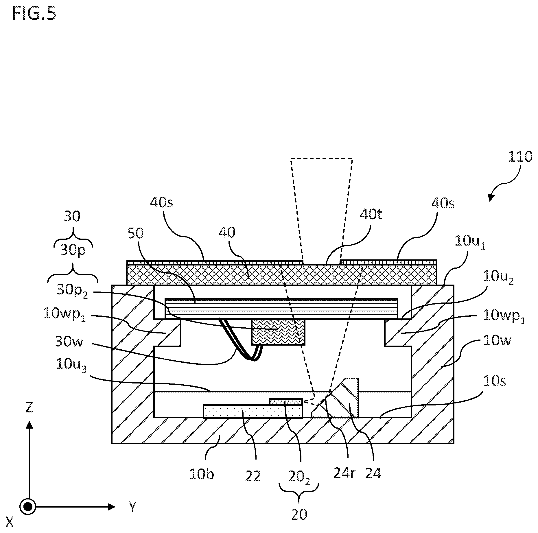 Patent US12316069 Figure 10 – Light-emitting device