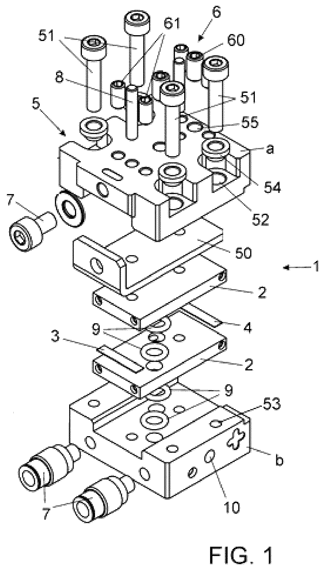 Patent US12316070 Figure 1 – Laser connection module