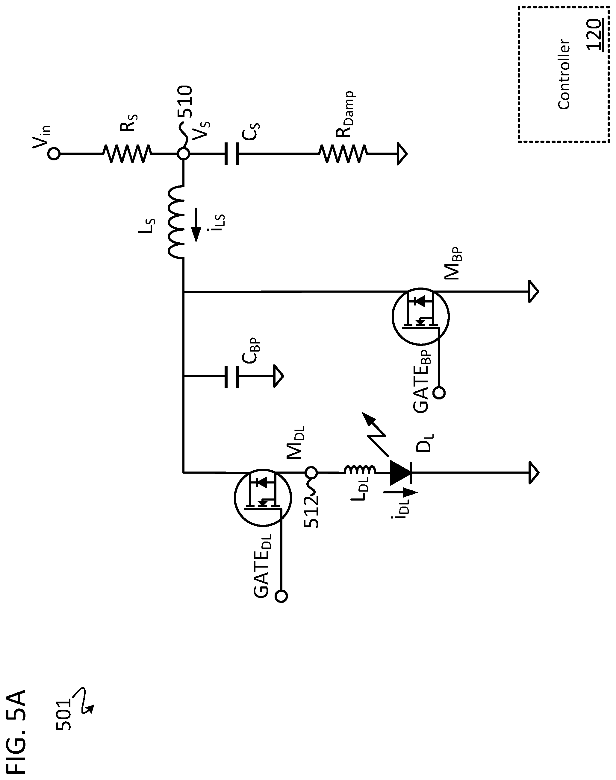 Patent US12316073 Figure 13 – Single-FET pulsed laser diode driver