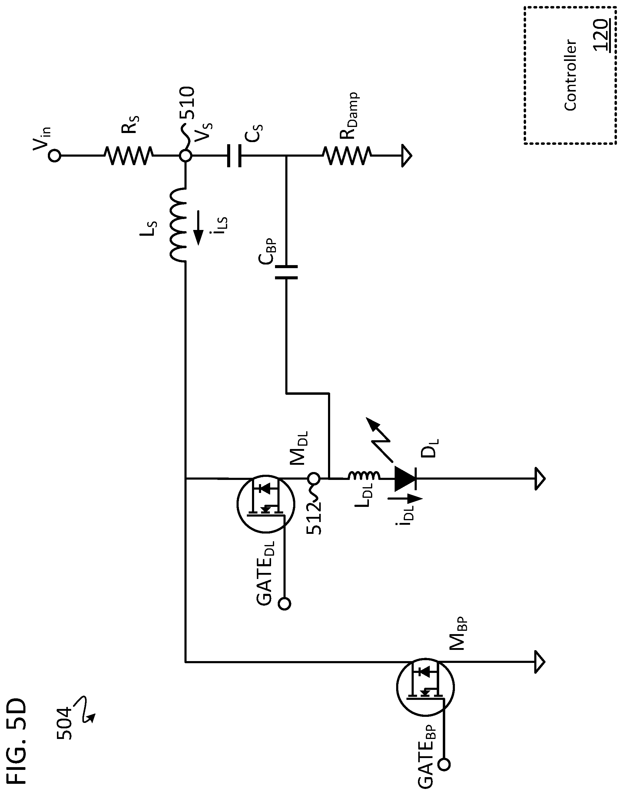 Patent US12316073 Figure 16 – Single-FET pulsed laser diode driver