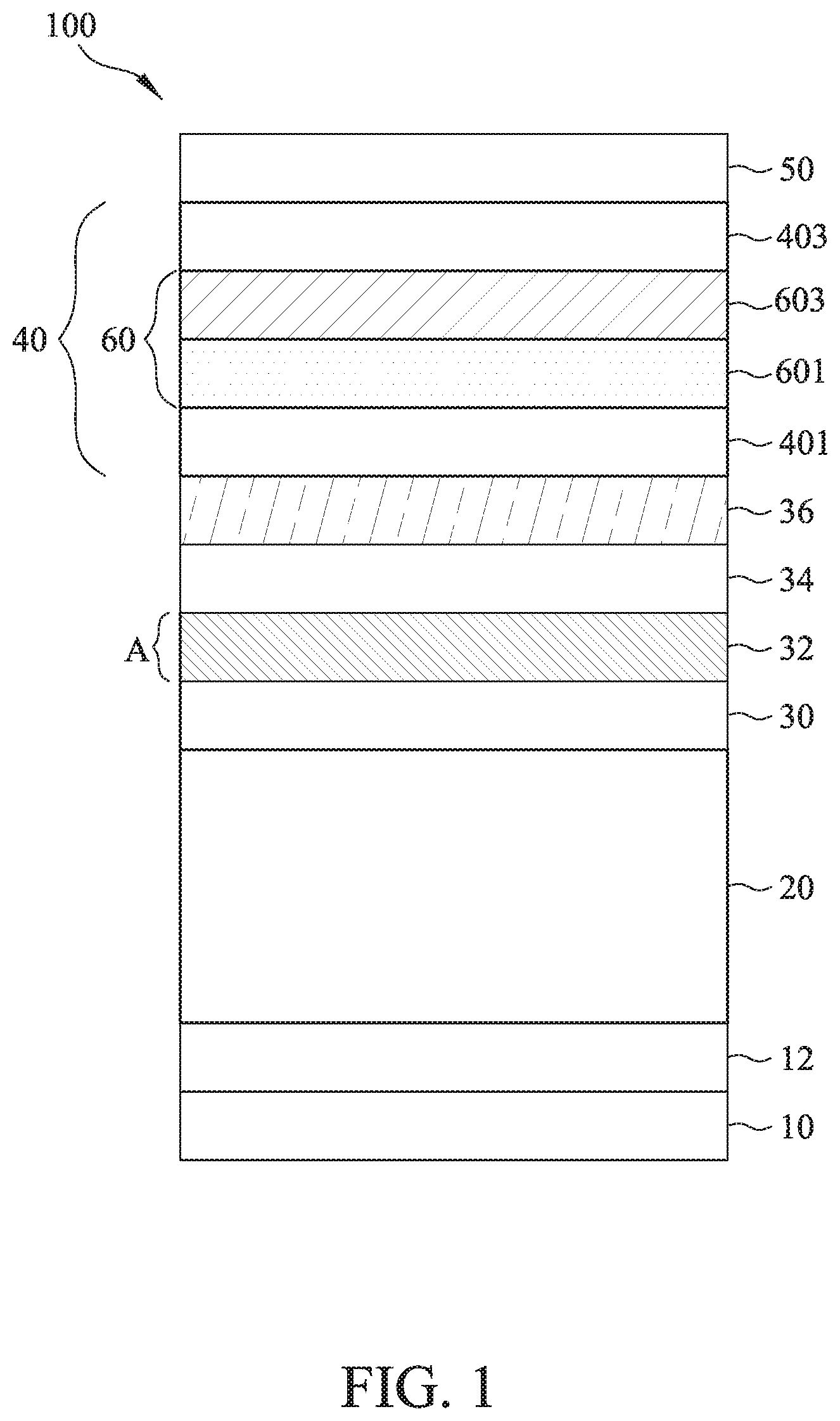 Patent US12316076 — Vertical cavity surface emitting laser diode (VCSEL) with tunnel junction — Figure 1