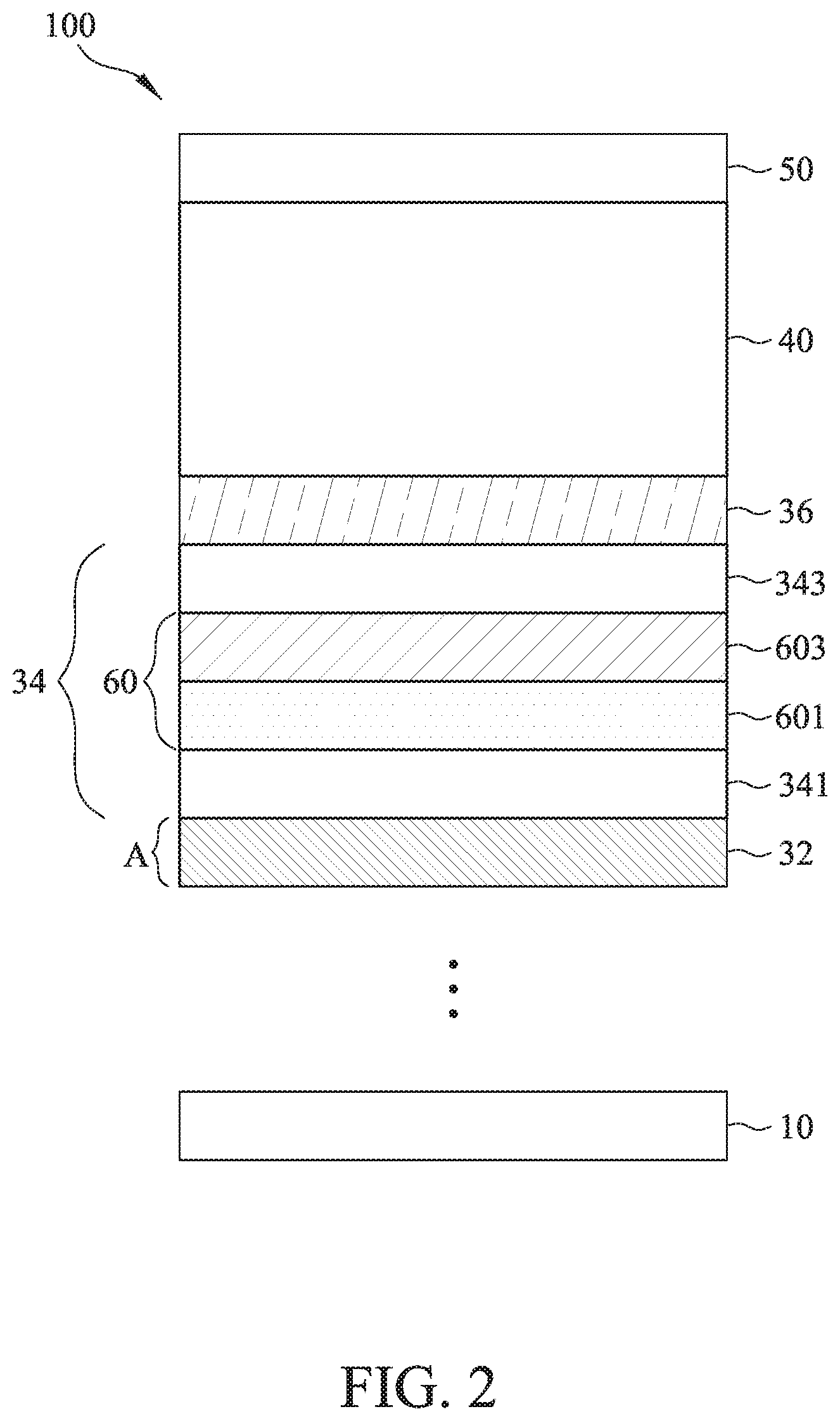 Patent US12316076 Figure 2 – Vertical cavity surface emitting laser diode (VCSEL) with tunnel junction