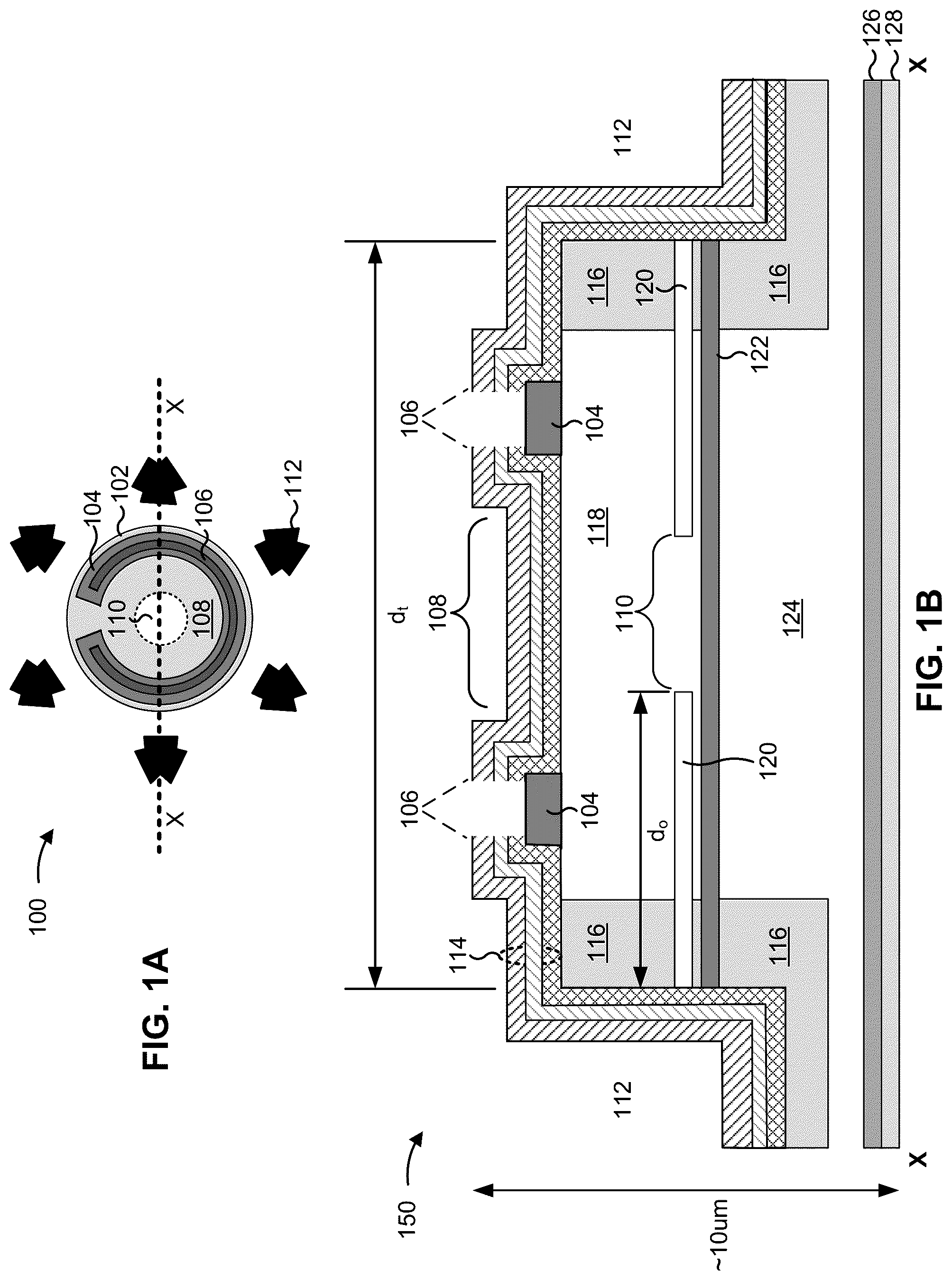 Patent US12316078 Figure 1 – Mode-discriminating emitter device with an active emitter and a passive emitter