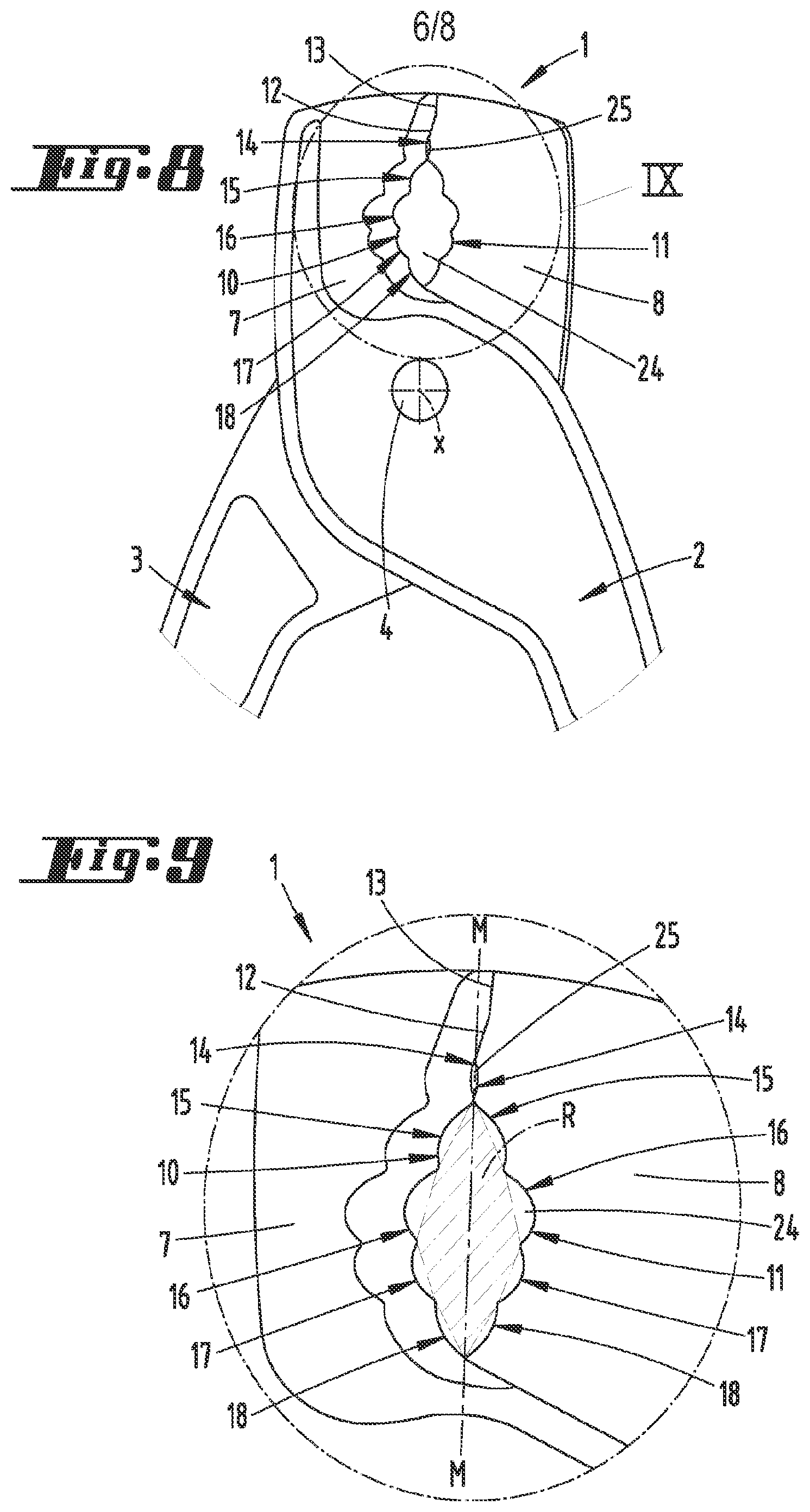 Patent US12316080 Figure 6 – Pliers-type cutting tool