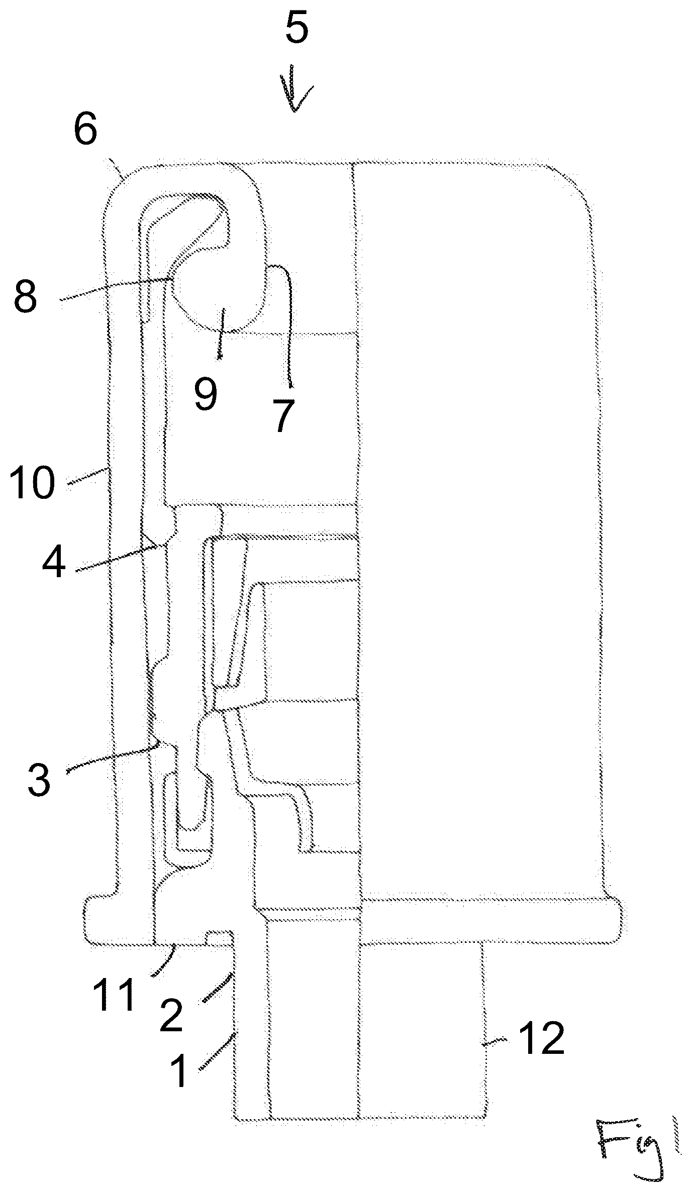 Patent US12316082 — Cable glands with multiple seal positions — Figure 1