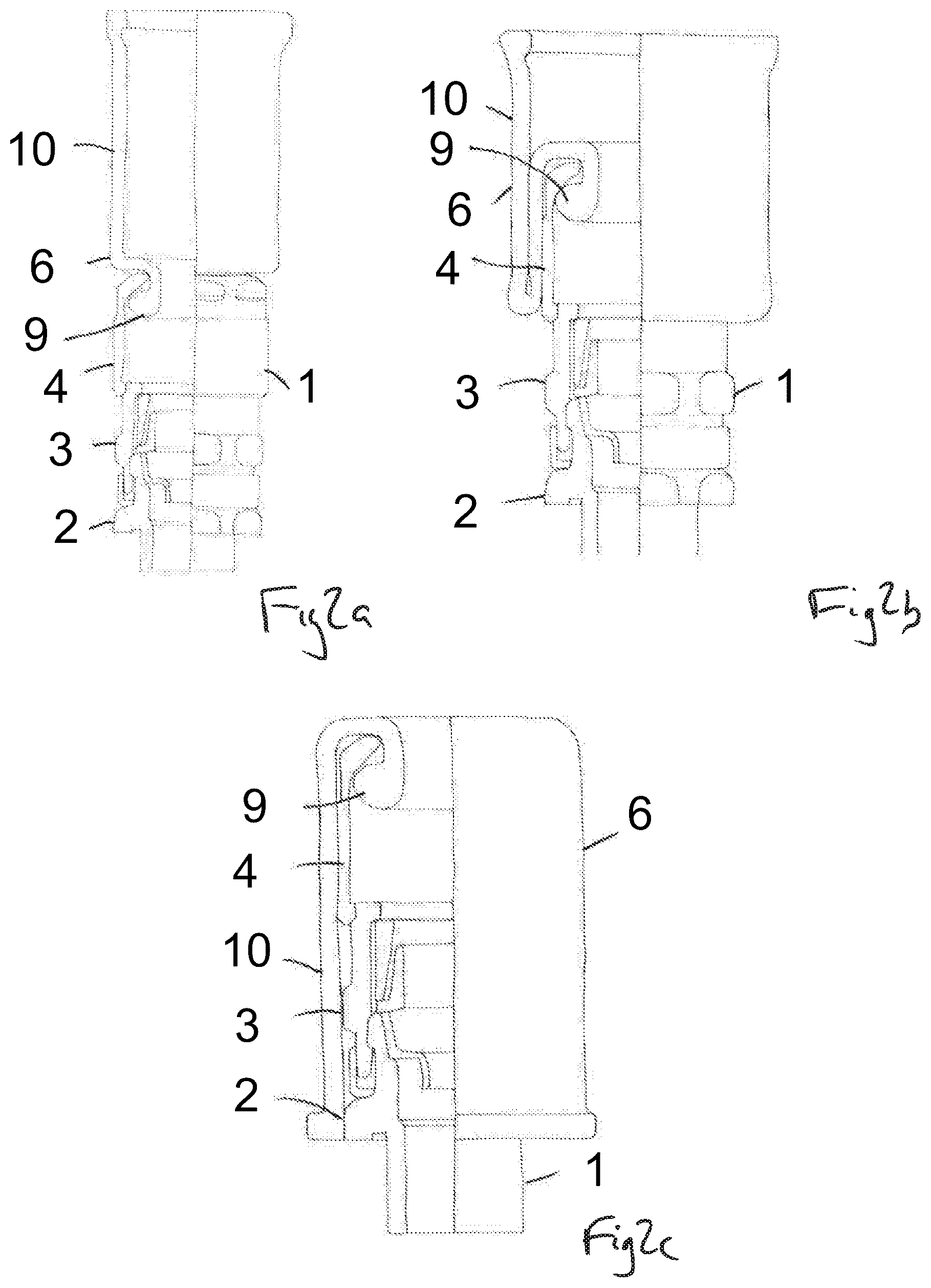 Patent US12316082 Figure 2 – Cable glands with multiple seal positions
