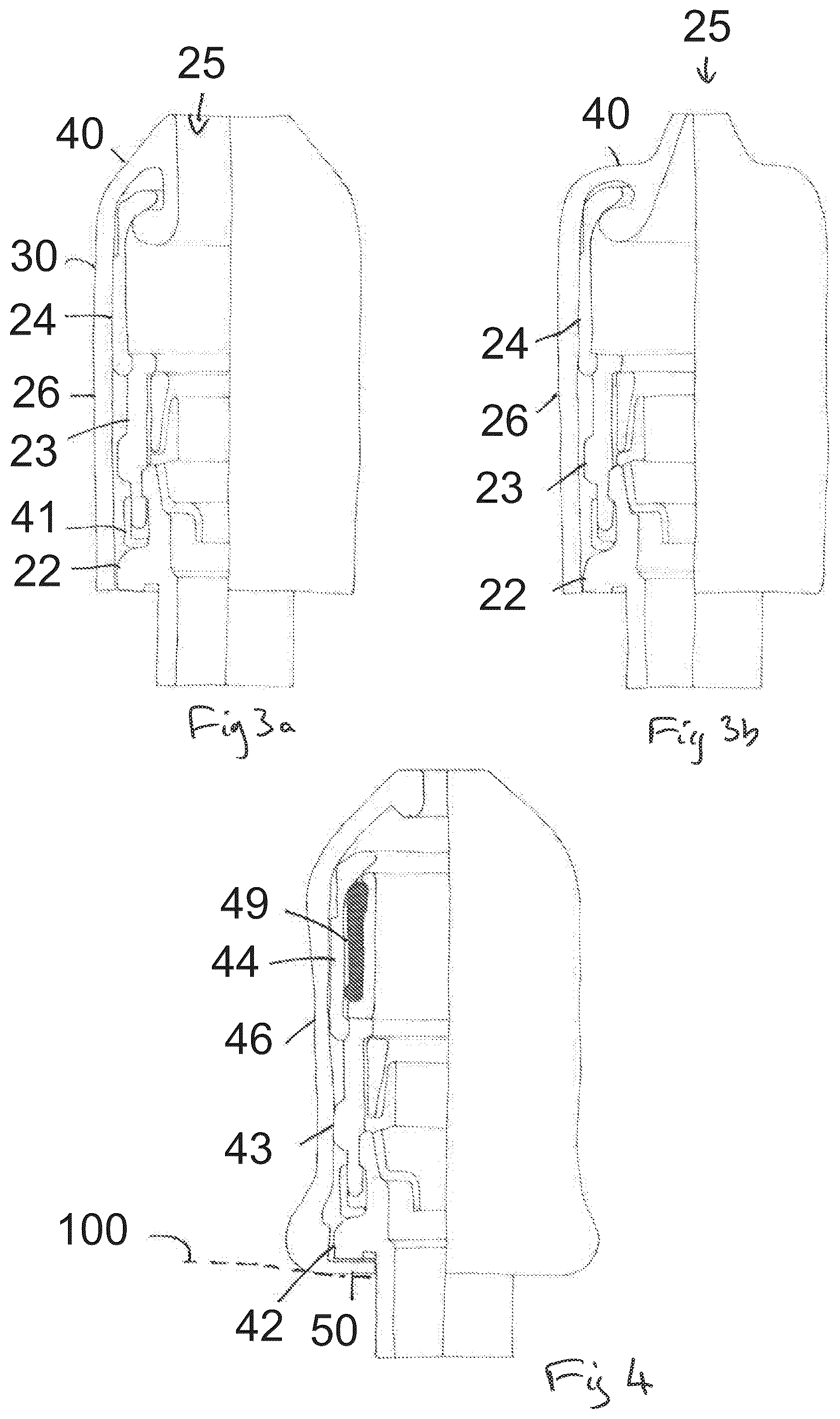 Patent US12316082 Figure 3 – Cable glands with multiple seal positions