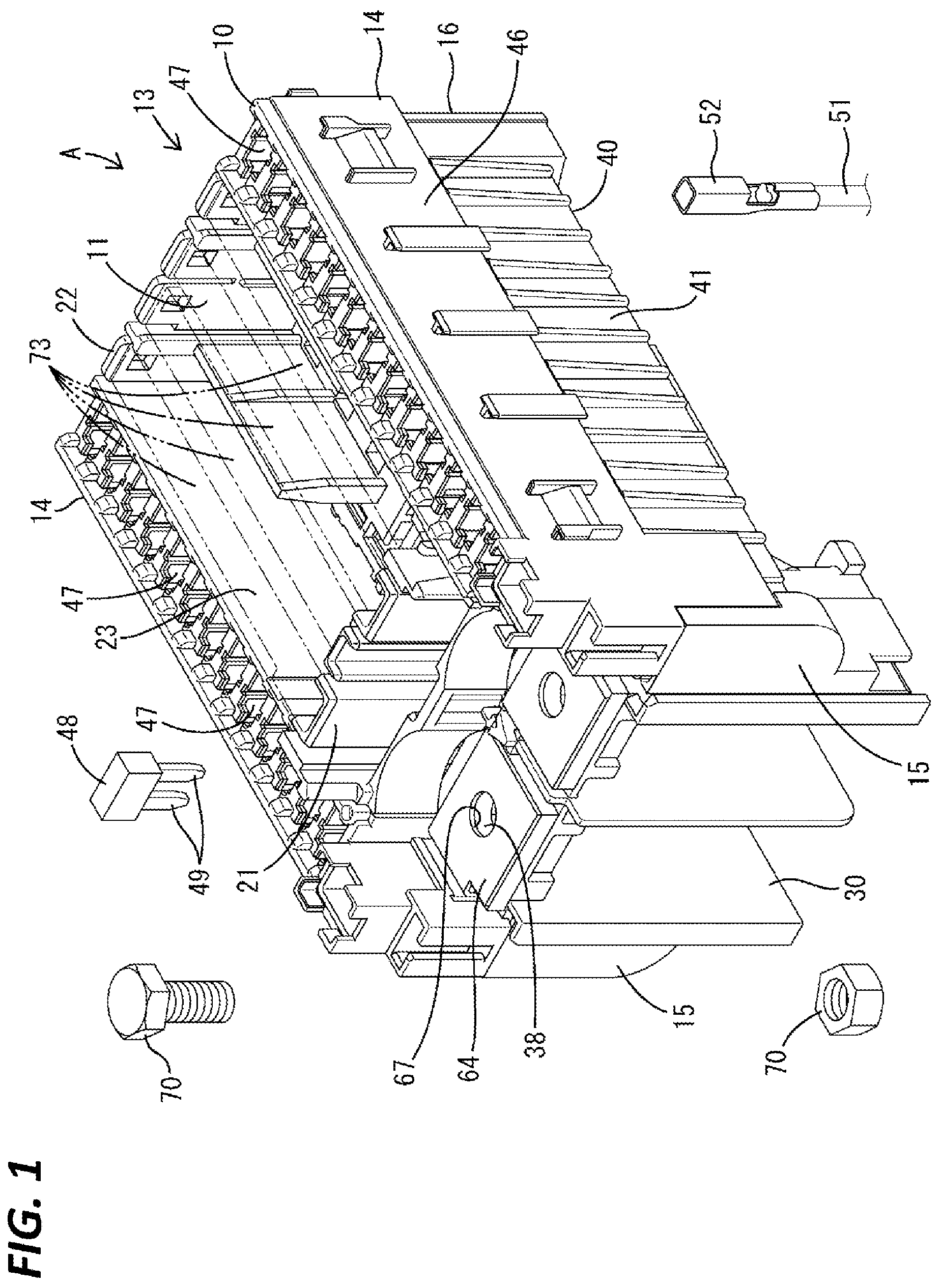 Patent US12316084 Figure 1 – Electrical junction box