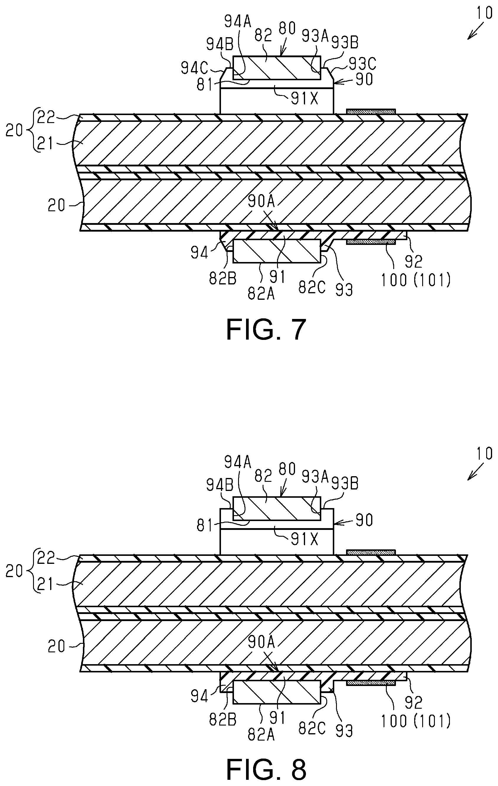 Patent US12316085 Figure 6 – Wire harness with fixing mechanism for electromagnetic wave absorbing member