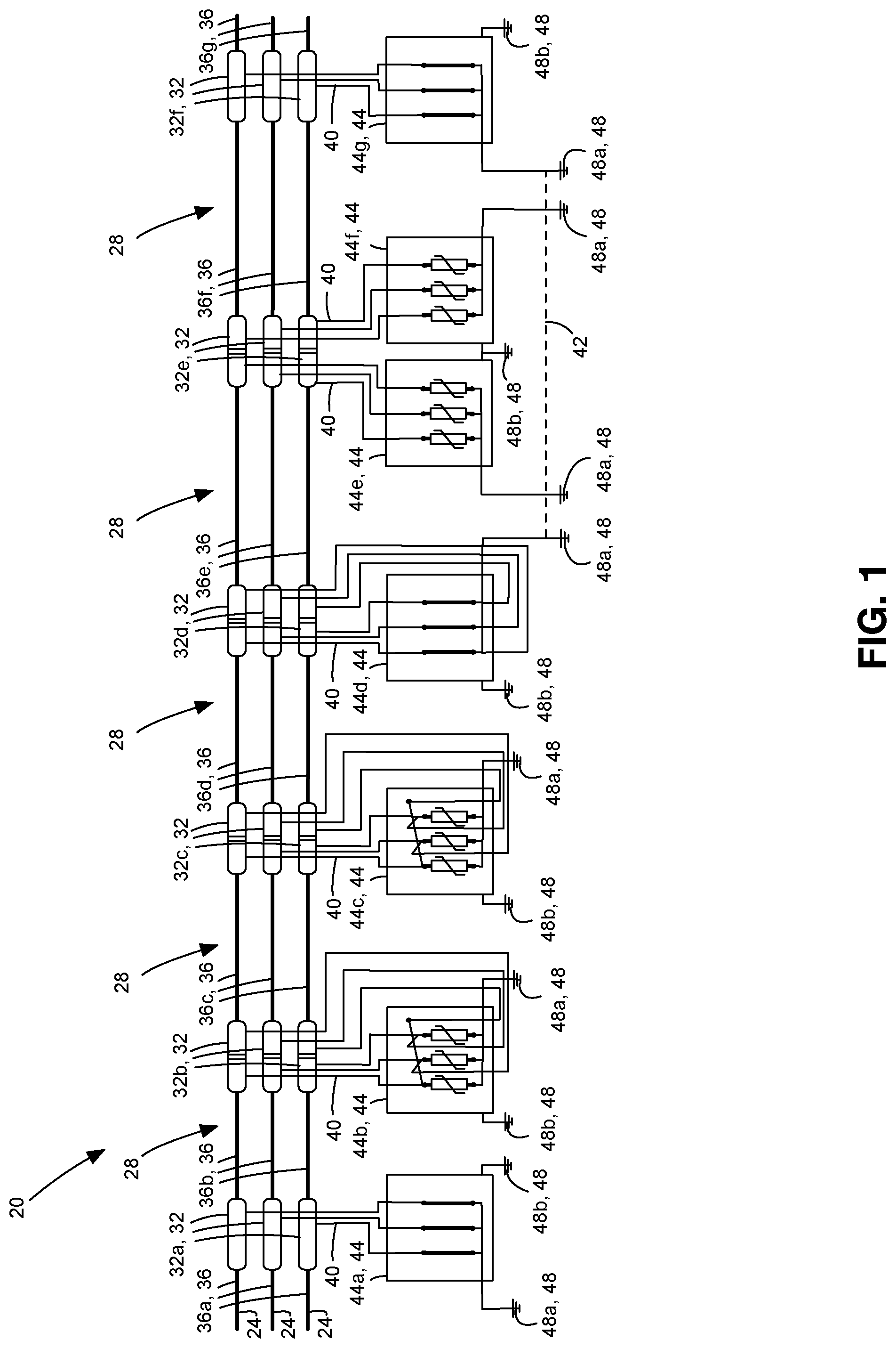 Patent US12316087 — Sheath-bonding link box — Figure 1