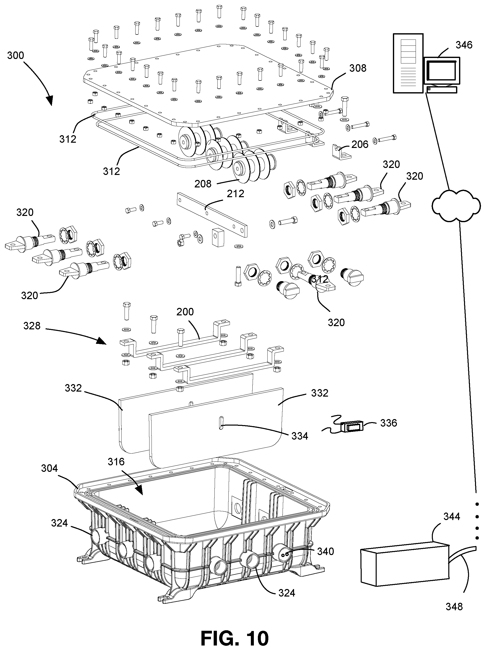 Patent US12316087 Figure 11 – Sheath-bonding link box