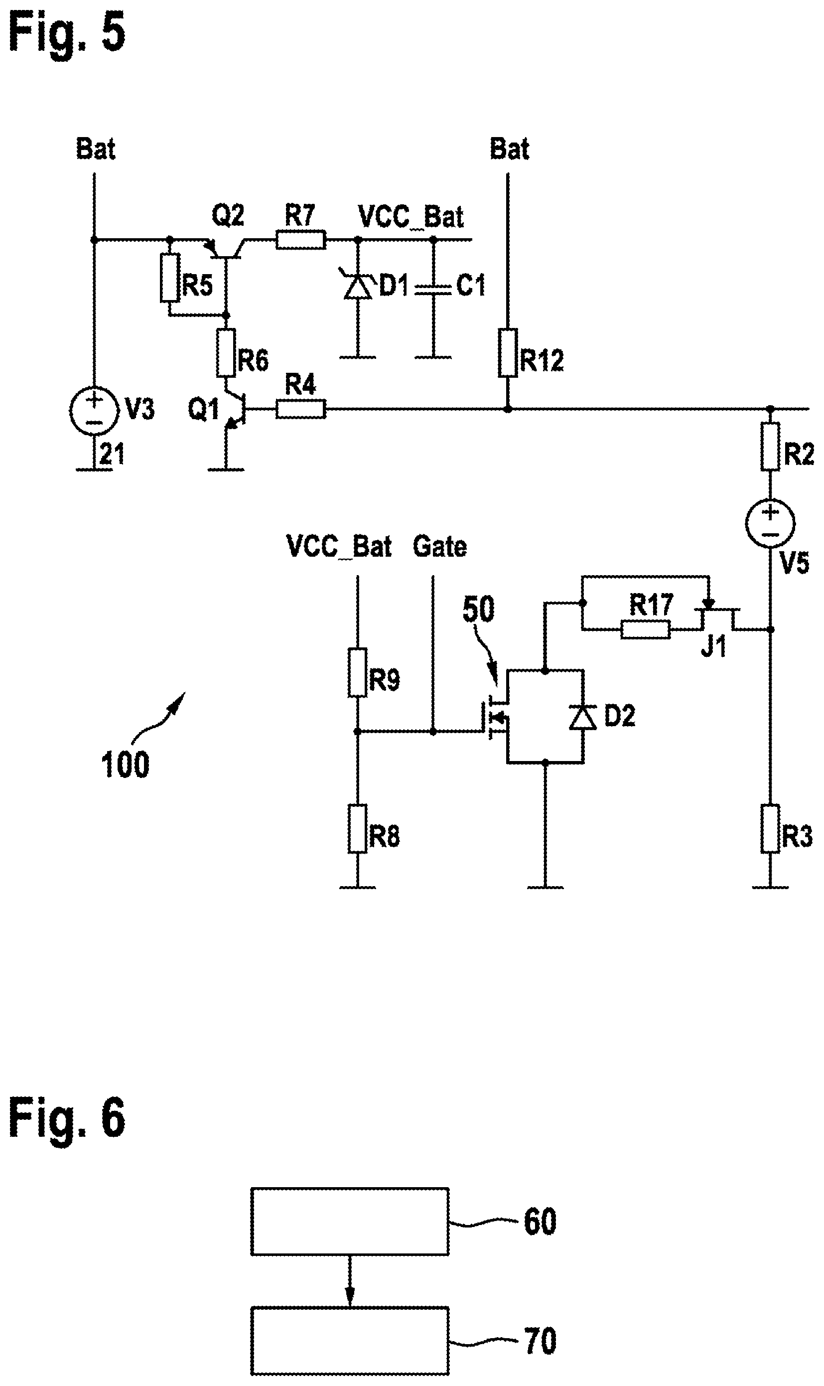 Patent US12316094 Figure 4 – Protective device for an electronic component connected to an interface