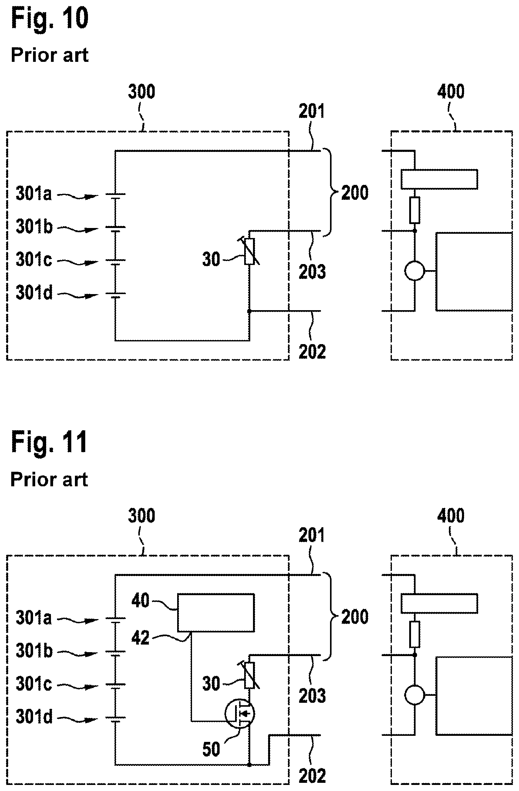 Patent US12316094 Figure 6 – Protective device for an electronic component connected to an interface