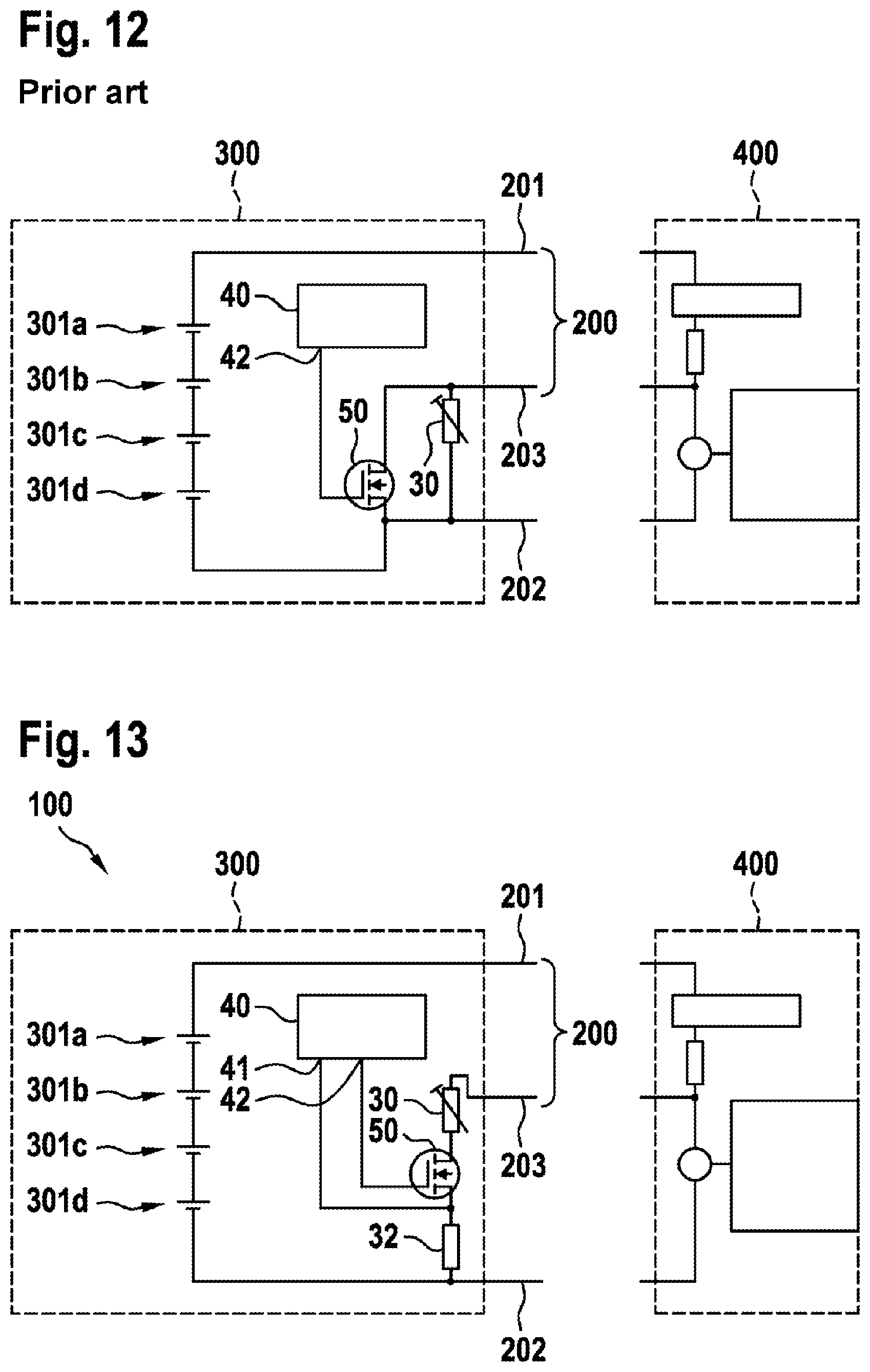 Patent US12316094 Figure 7 – Protective device for an electronic component connected to an interface