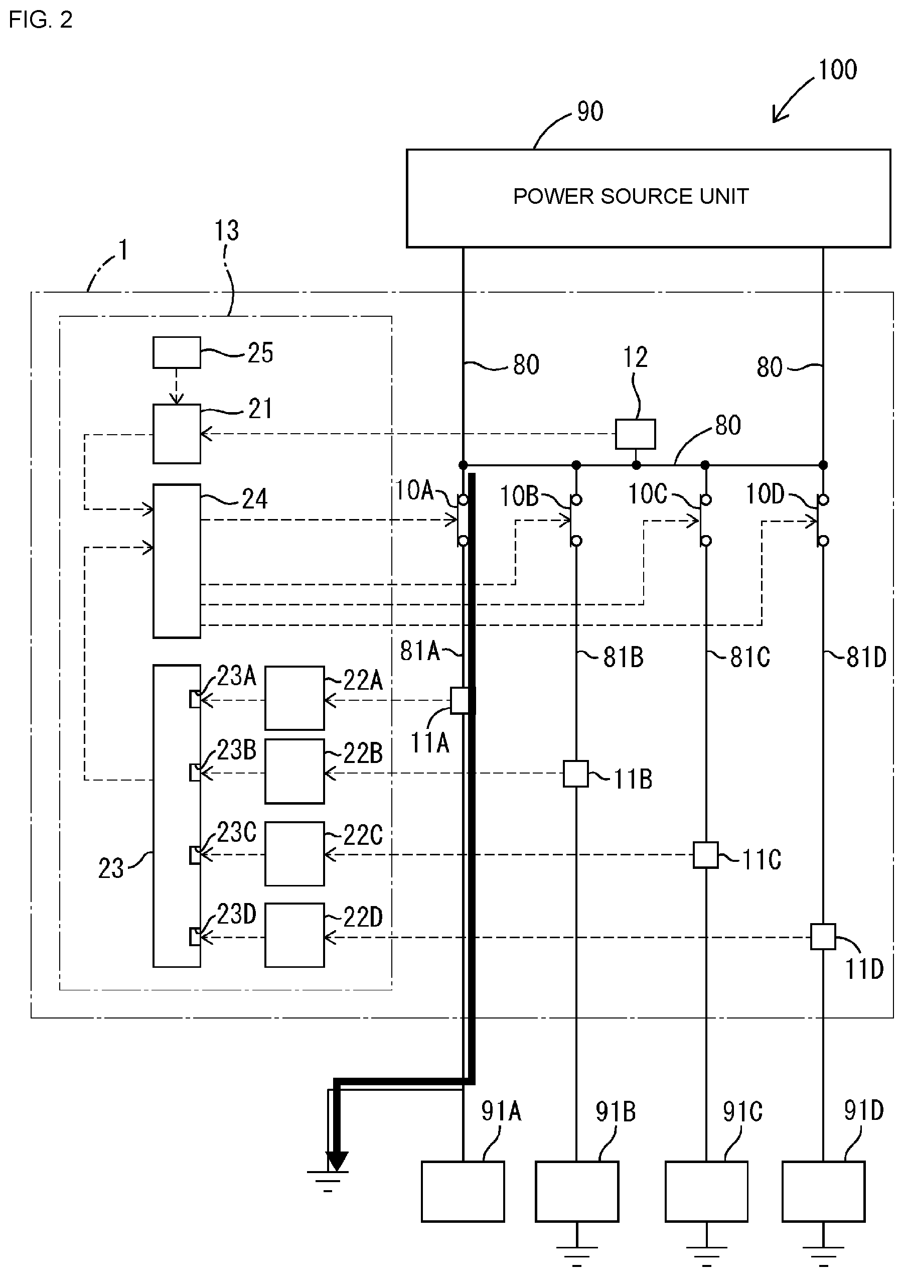 Patent US12316100 Figure 2 – On-board control device