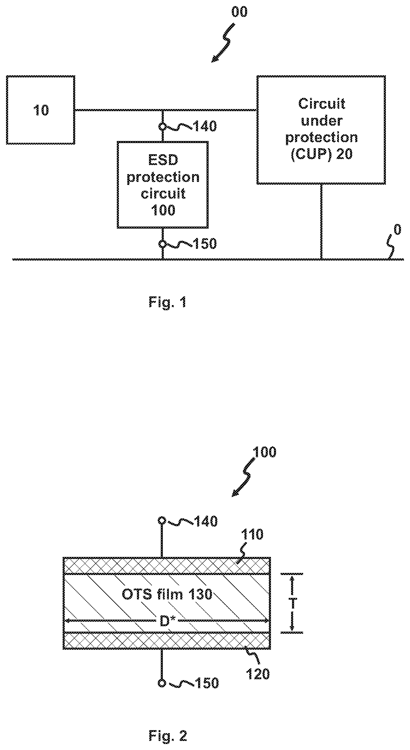 Patent US12316103 Figure 1 – Electrostatic discharge (ESD) protection circuits