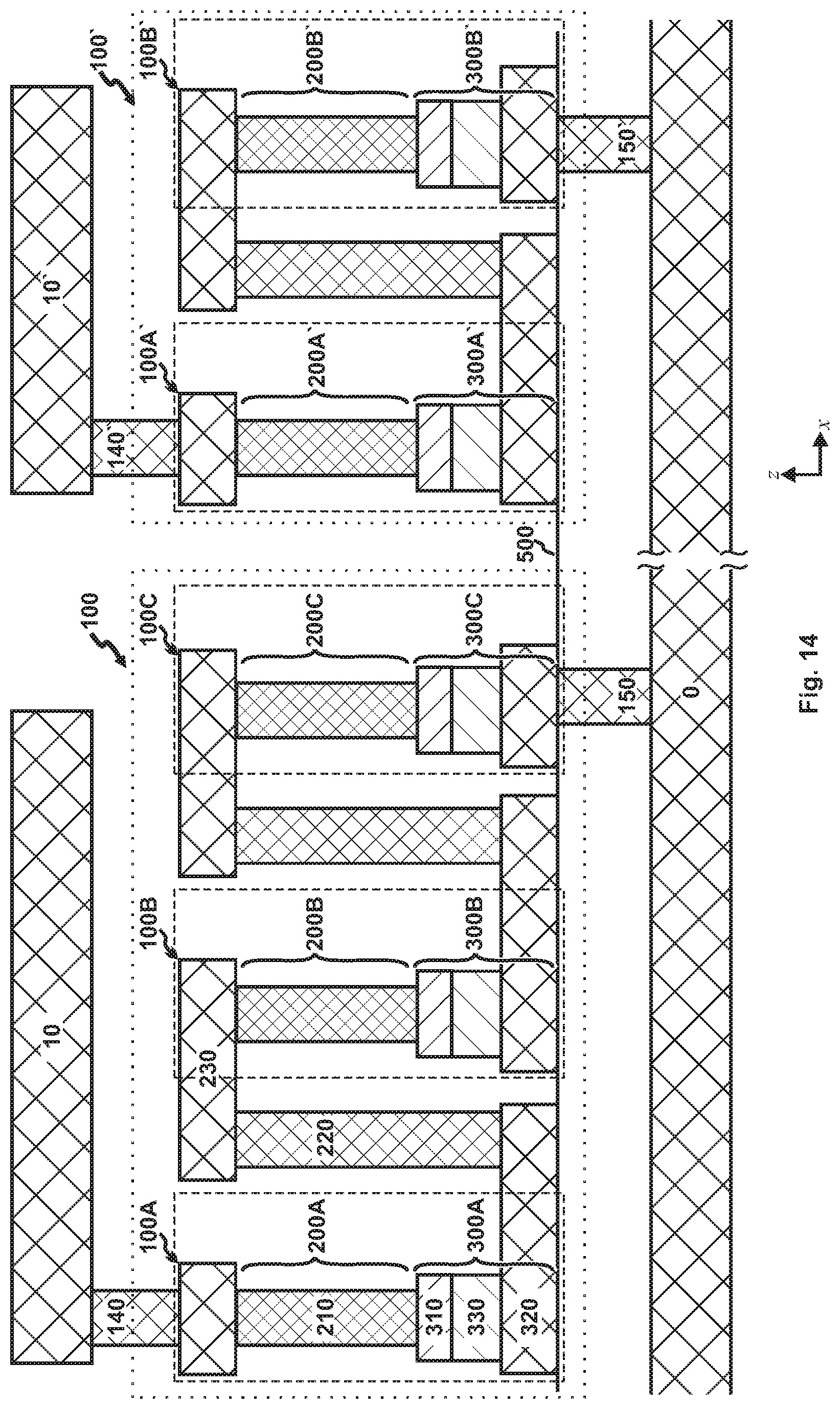 Patent US12316103 Figure 13 – Electrostatic discharge (ESD) protection circuits