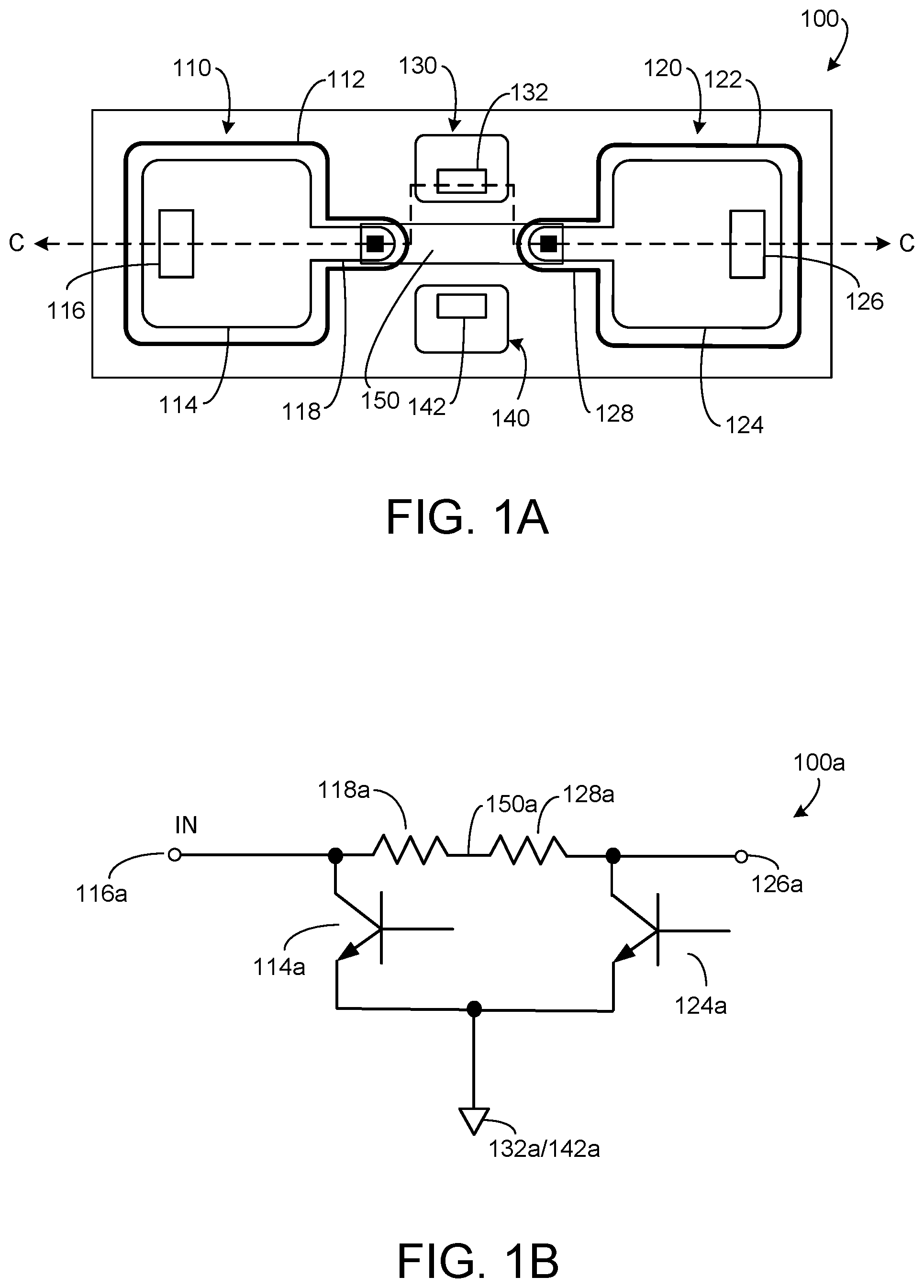 Patent US12316105 Figure 1 – Interference filter and electrostatic discharge / electrical surge protection circuit and device