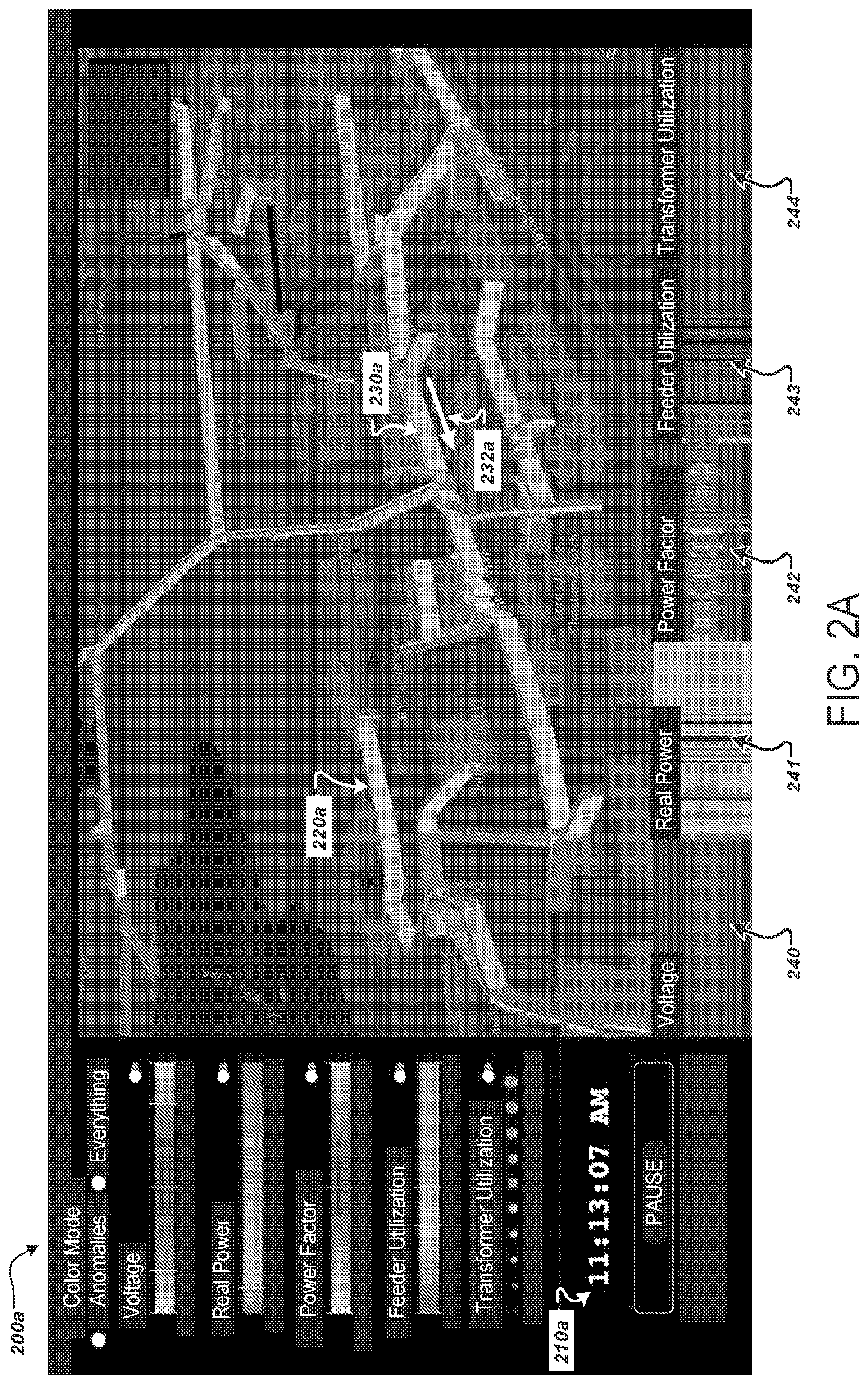 Patent US12316109 Figure 2 – Electrical power grid visualization