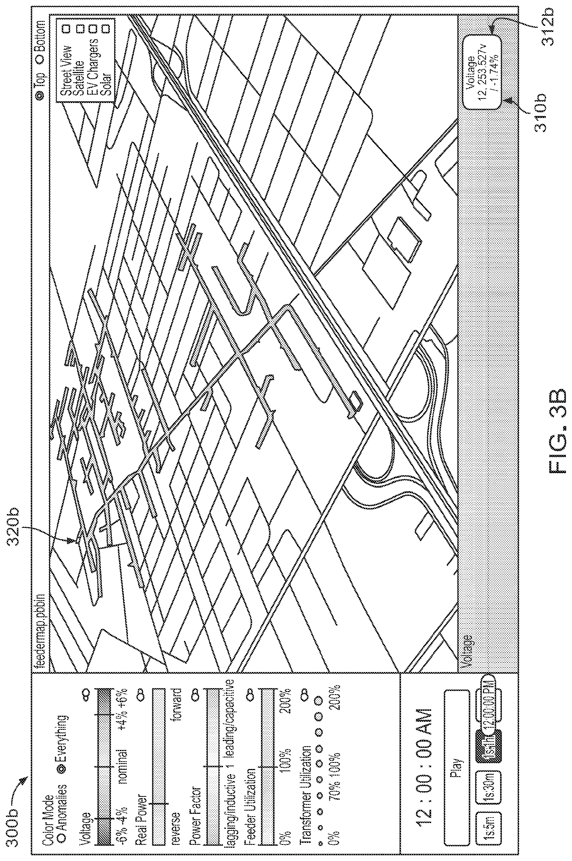 Patent US12316109 Figure 5 – Electrical power grid visualization