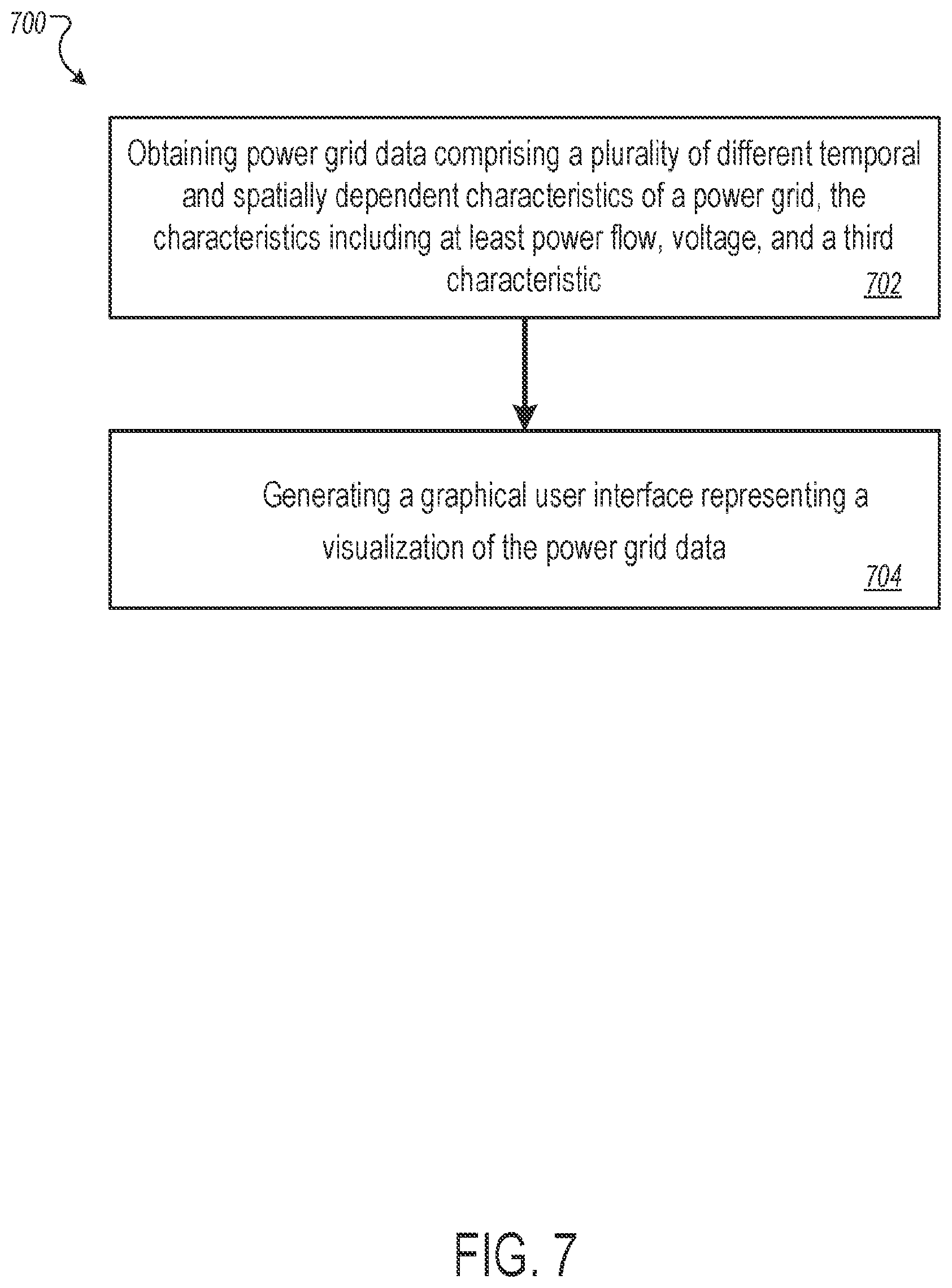 Patent US12316109 Figure 14 – Electrical power grid visualization