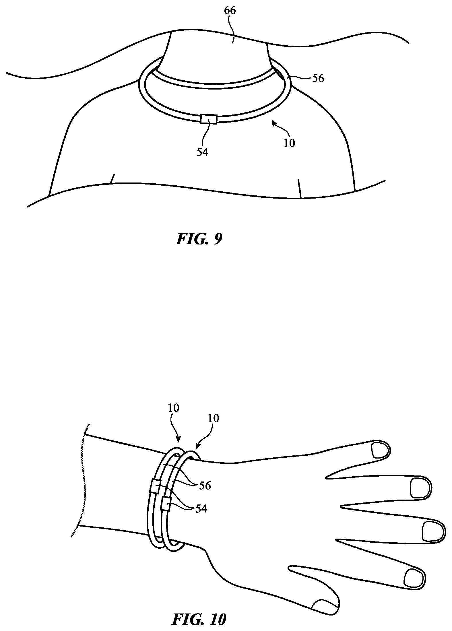Patent US12316131 Figure 5 – Wearable loops with embedded circuitry