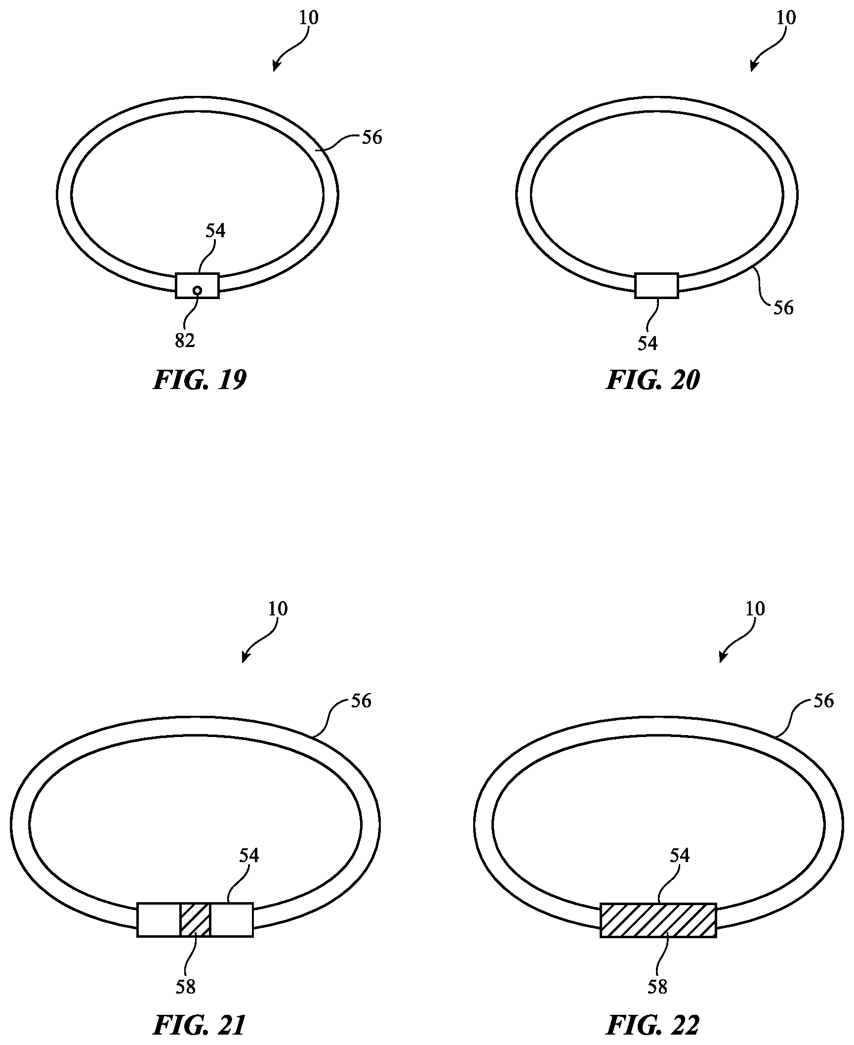 Patent US12316131 Figure 8 – Wearable loops with embedded circuitry